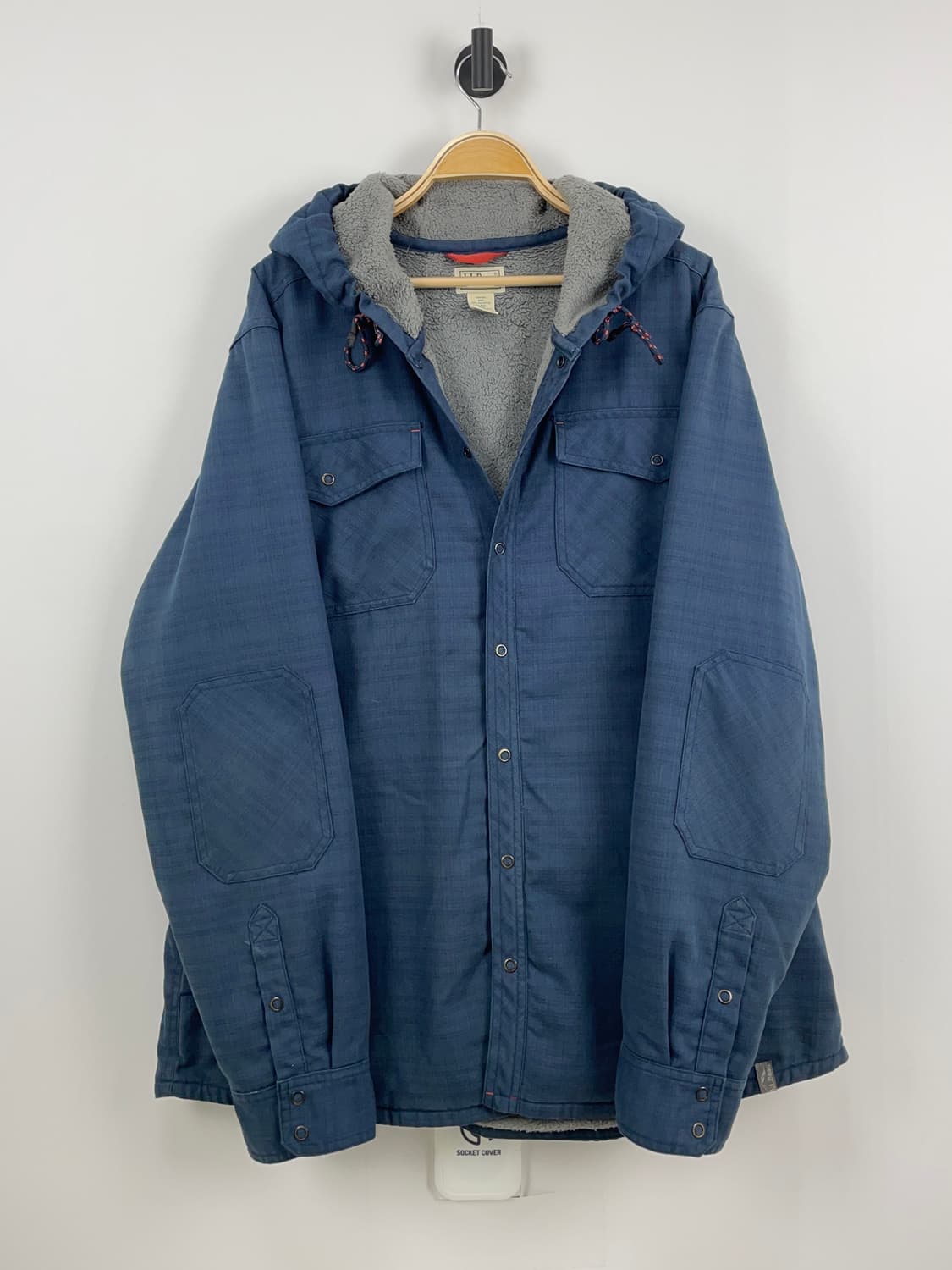 엘엘빈 3M 신슐레이션 안감 셔츠형 플리스 후드 자켓 상품이미지2