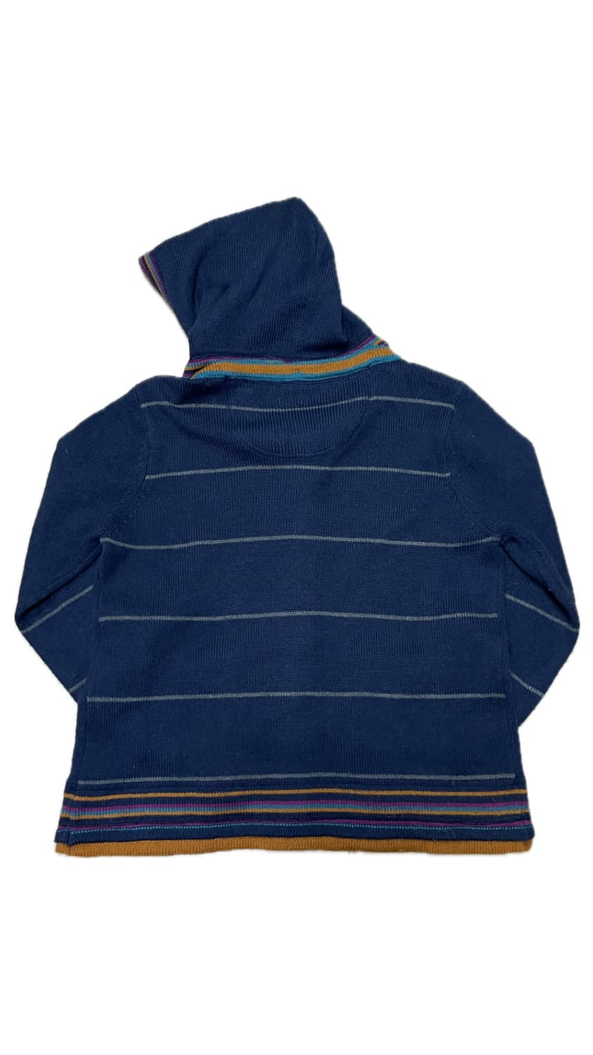 에스닉 카모 후드 니트 가디건 상품이미지7