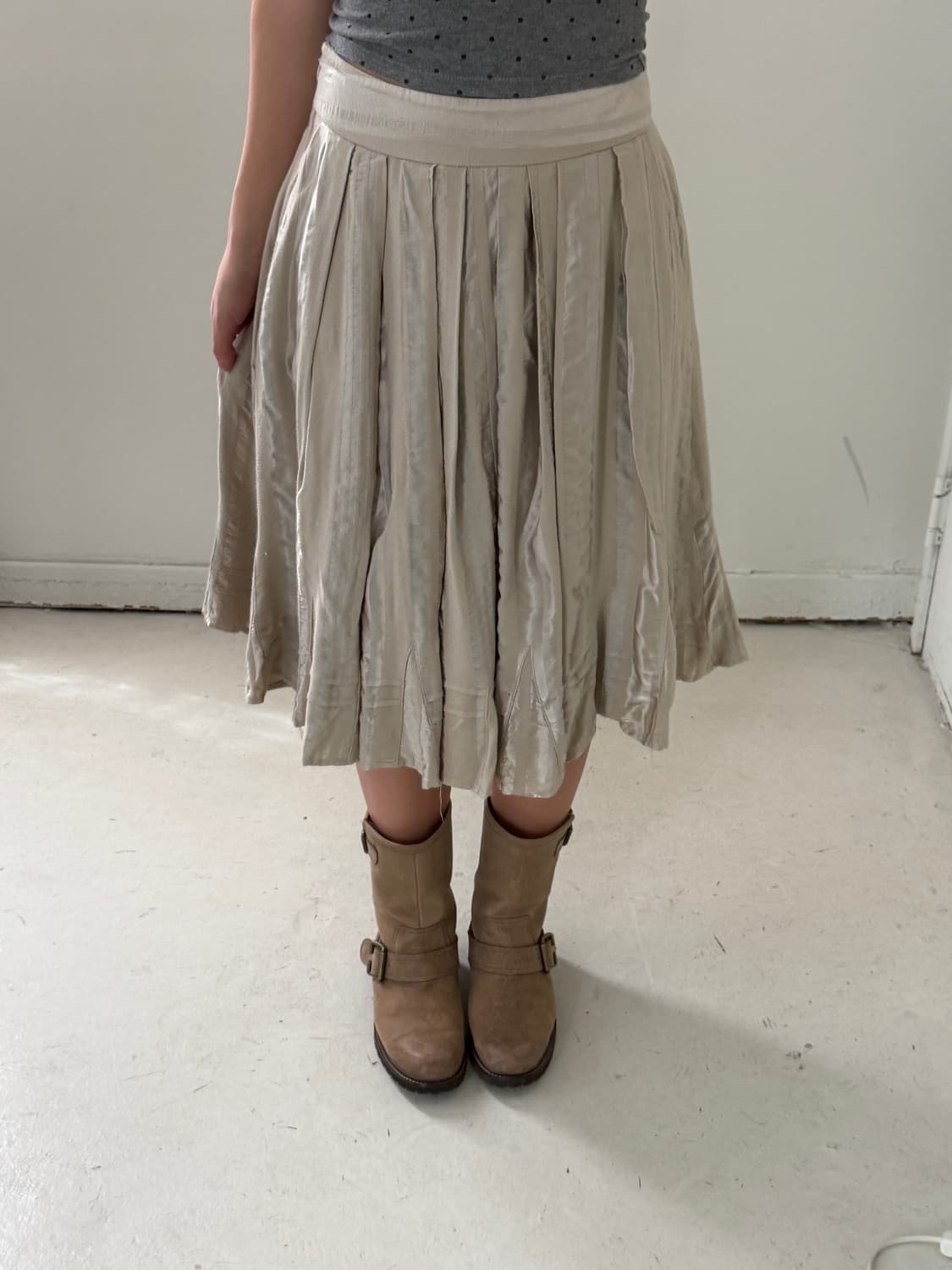 일본빈티지 페어리 미디스커트 상품이미지1