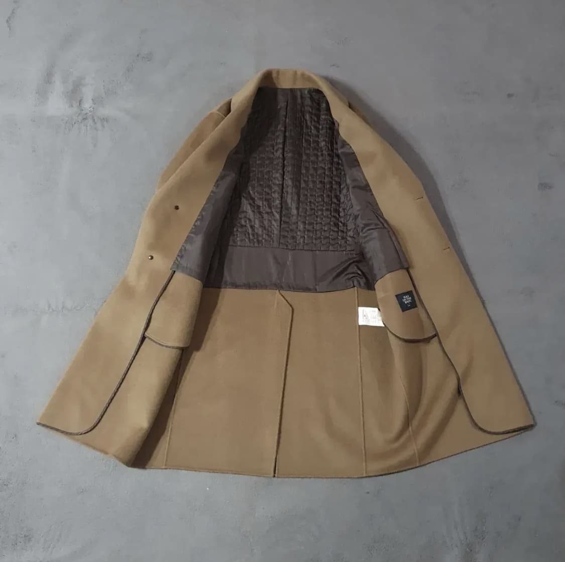 맨온더분 울 캐시미어 싱글코트 52 105 상품이미지4