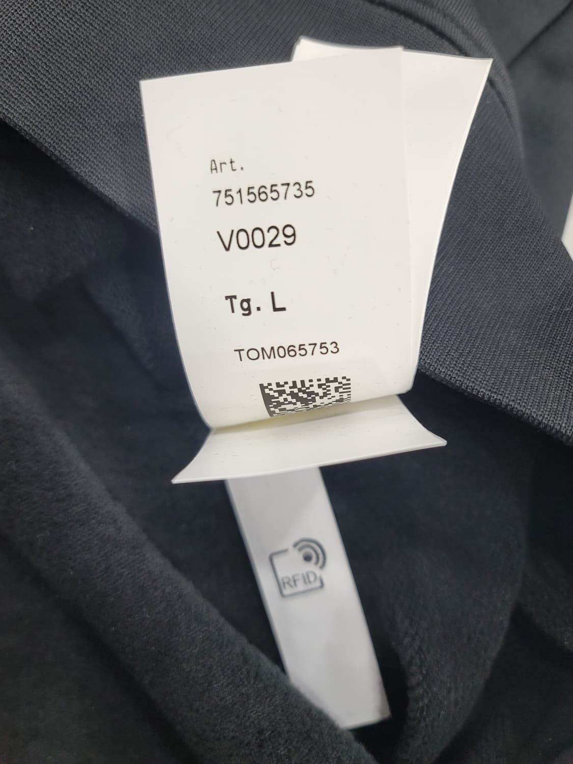 스톤아일랜드 자수로고 블랙 맨투맨 티셔츠 상품이미지5