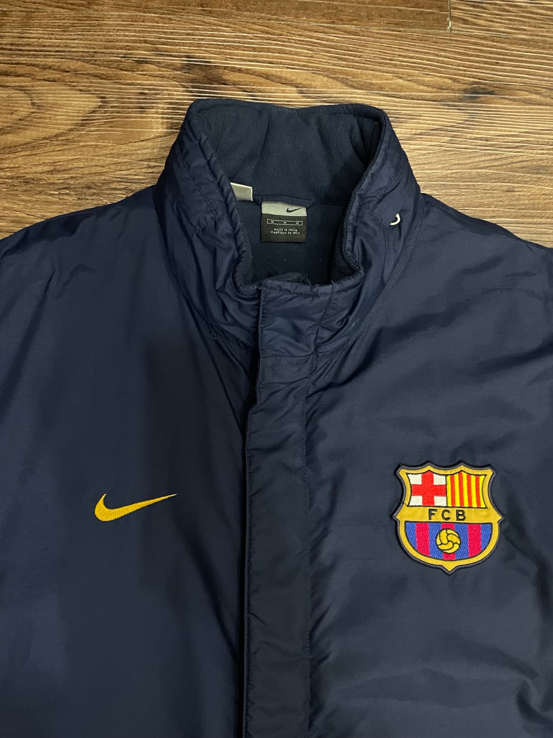 03-04 나이키 FC 바르셀로나 벤치 코트 패딩 자켓  네이비 상품이미지2