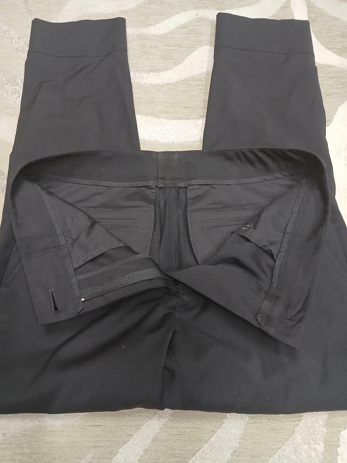 르바론 블랙 슬랙스 정장바지  상품이미지4