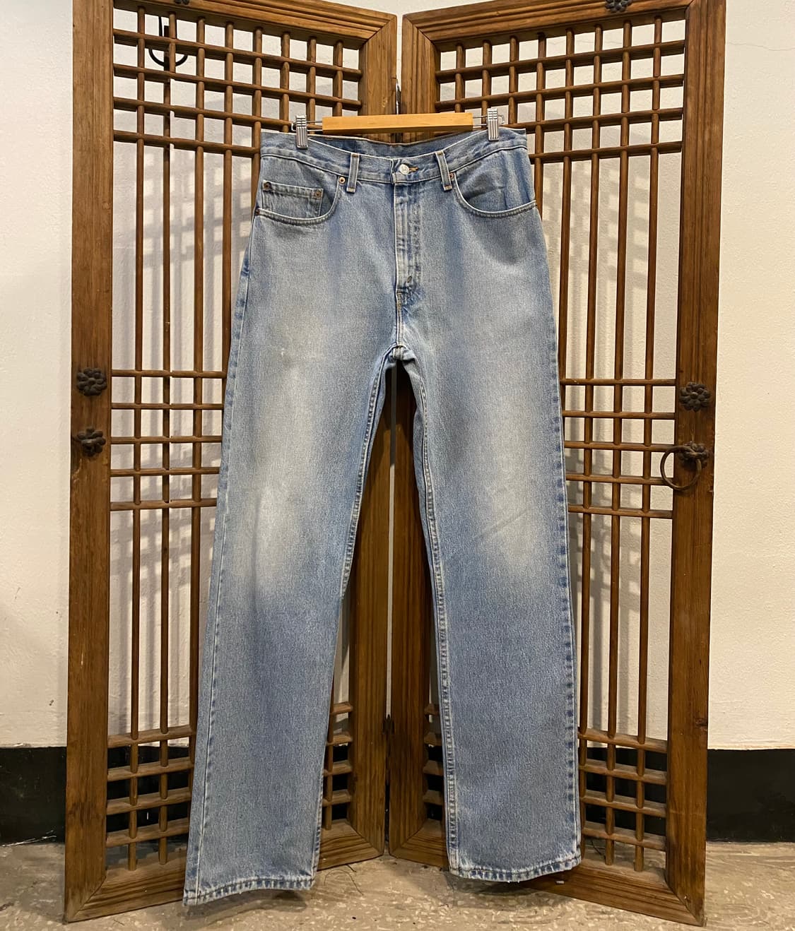 00S 리바이스 505 USA 데님 팬츠 33“ 상품이미지1