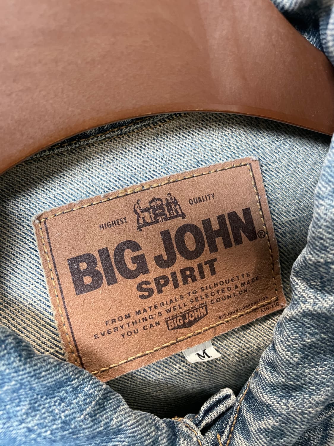 (M) Big John 빅존 데님 트러커 자켓 상품이미지4