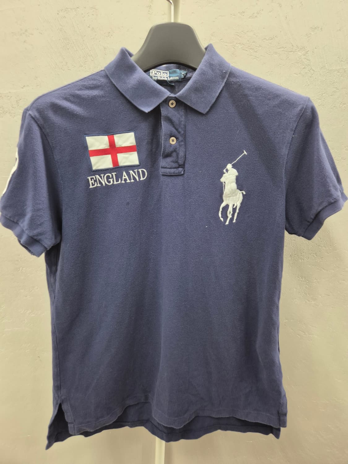 폴로 랄프로렌 잉글랜드 빅포니 반팔 카라티 네이비 L 상품이미지2