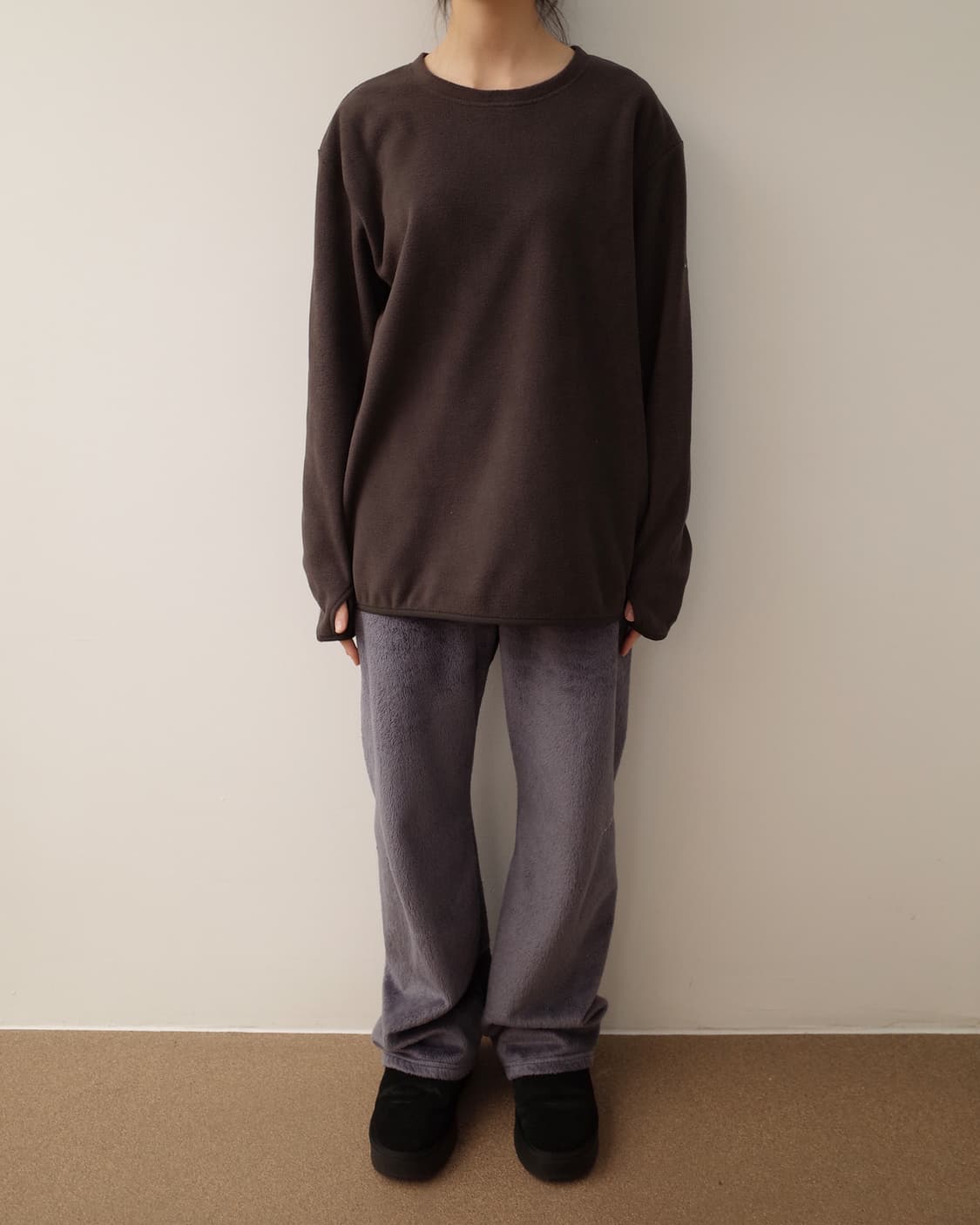 택포) 지초이 25-004 micro polar fleece sleeve 상품이미지1