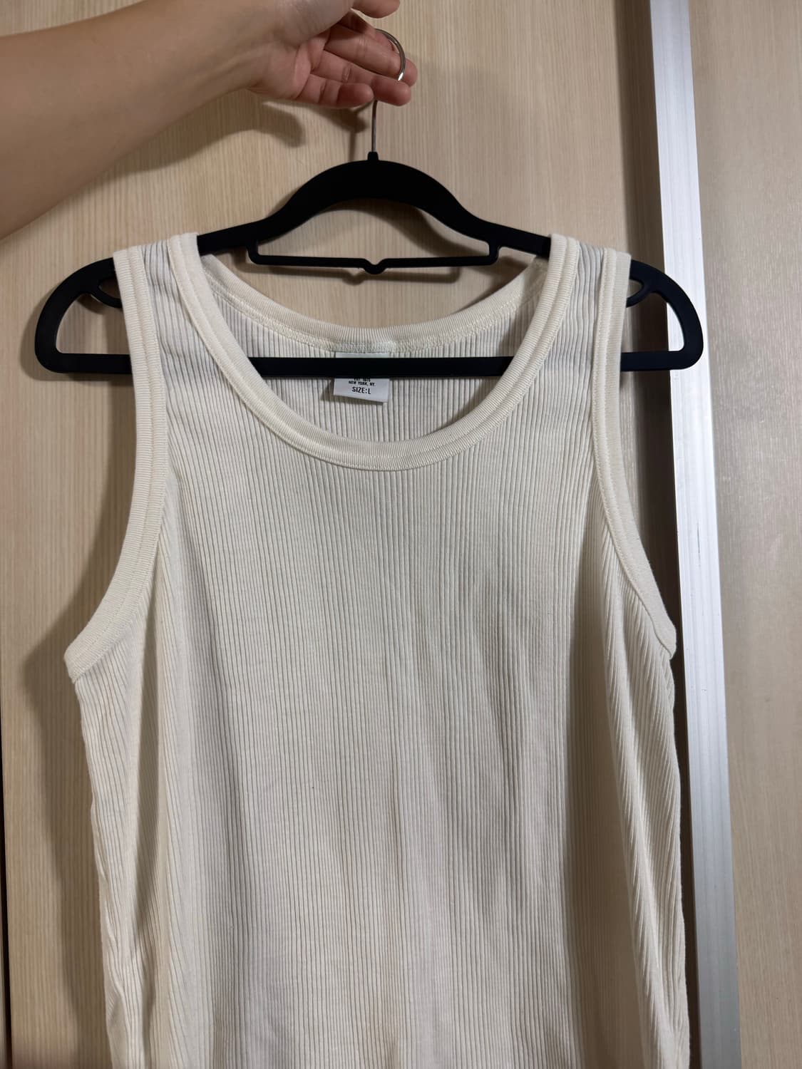 일본 아비렉스 골지 탱크 나시탑 상품이미지4