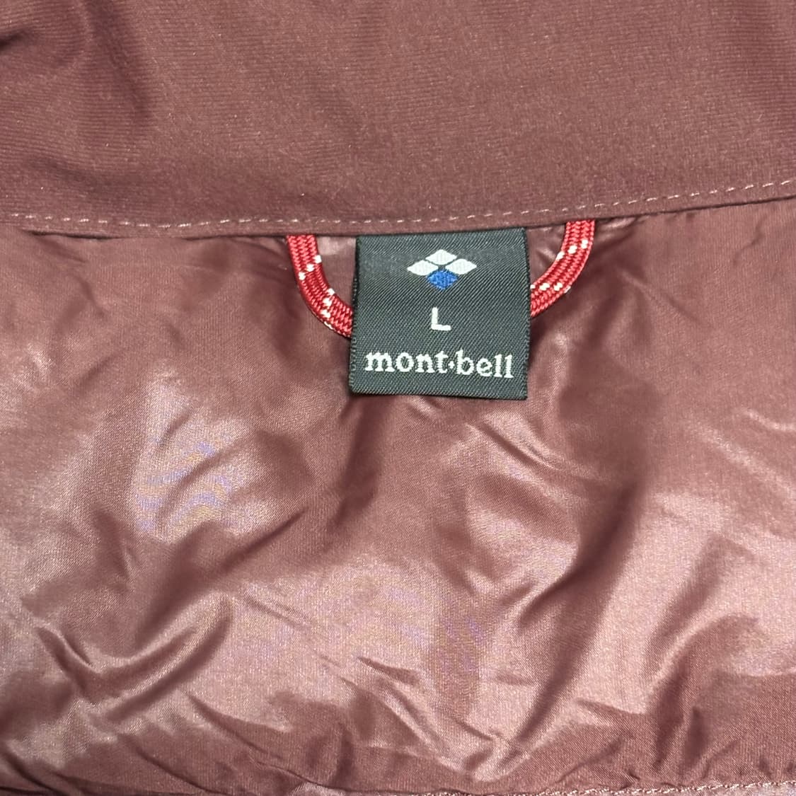 몽벨 알파인 라이트 다운 패딩 레드 상품이미지5