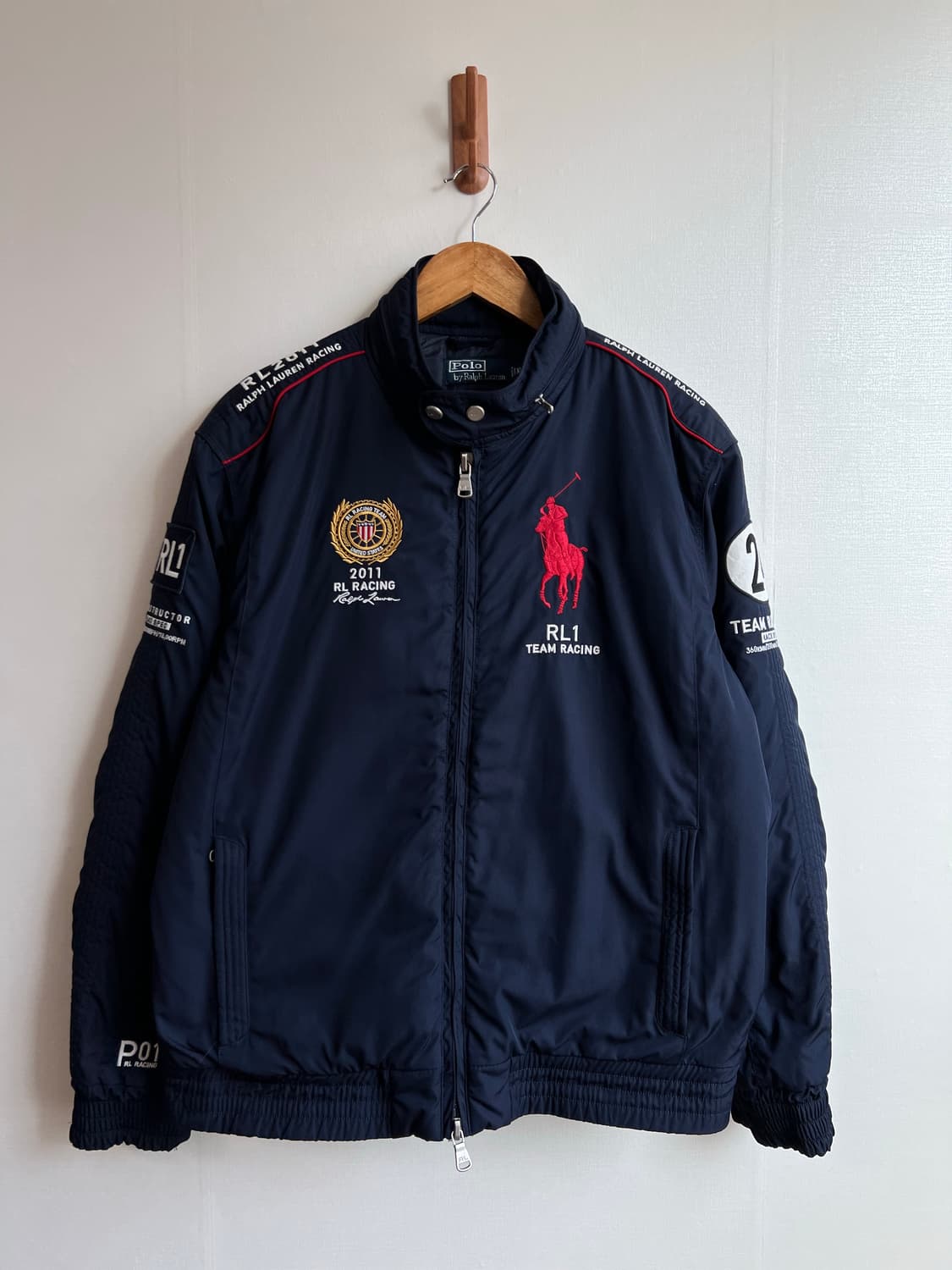 폴로 레이싱 패딩 자켓 상품이미지4