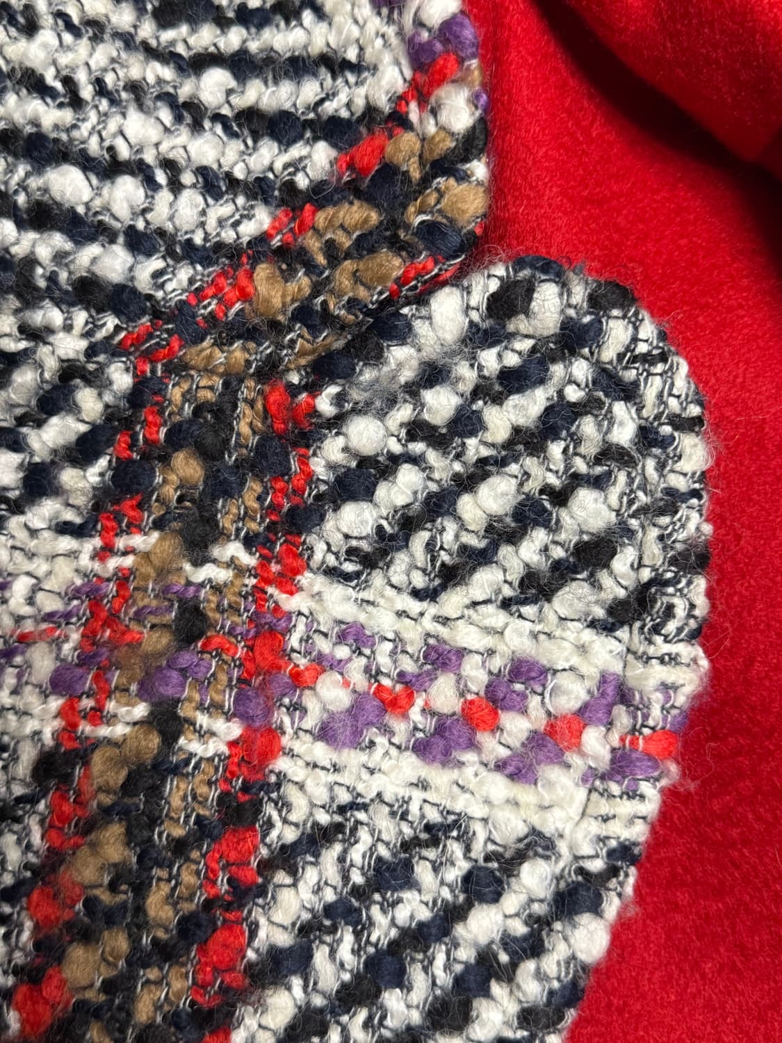 까르뱅 트위드  오버핏 코트   40 사이즈 상품이미지6