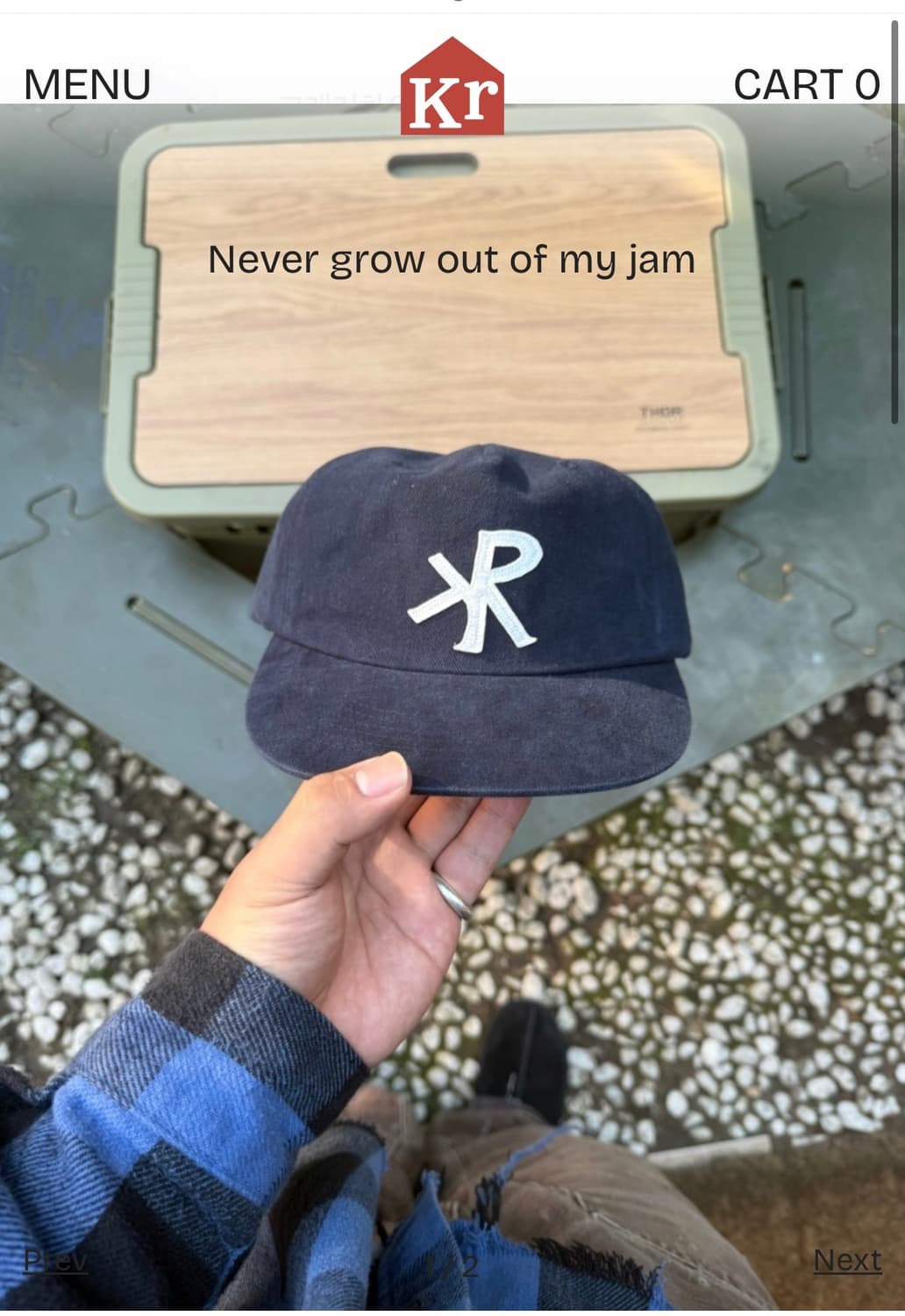 크래커하우스 아뜰리에 캡 네이비 상품이미지1