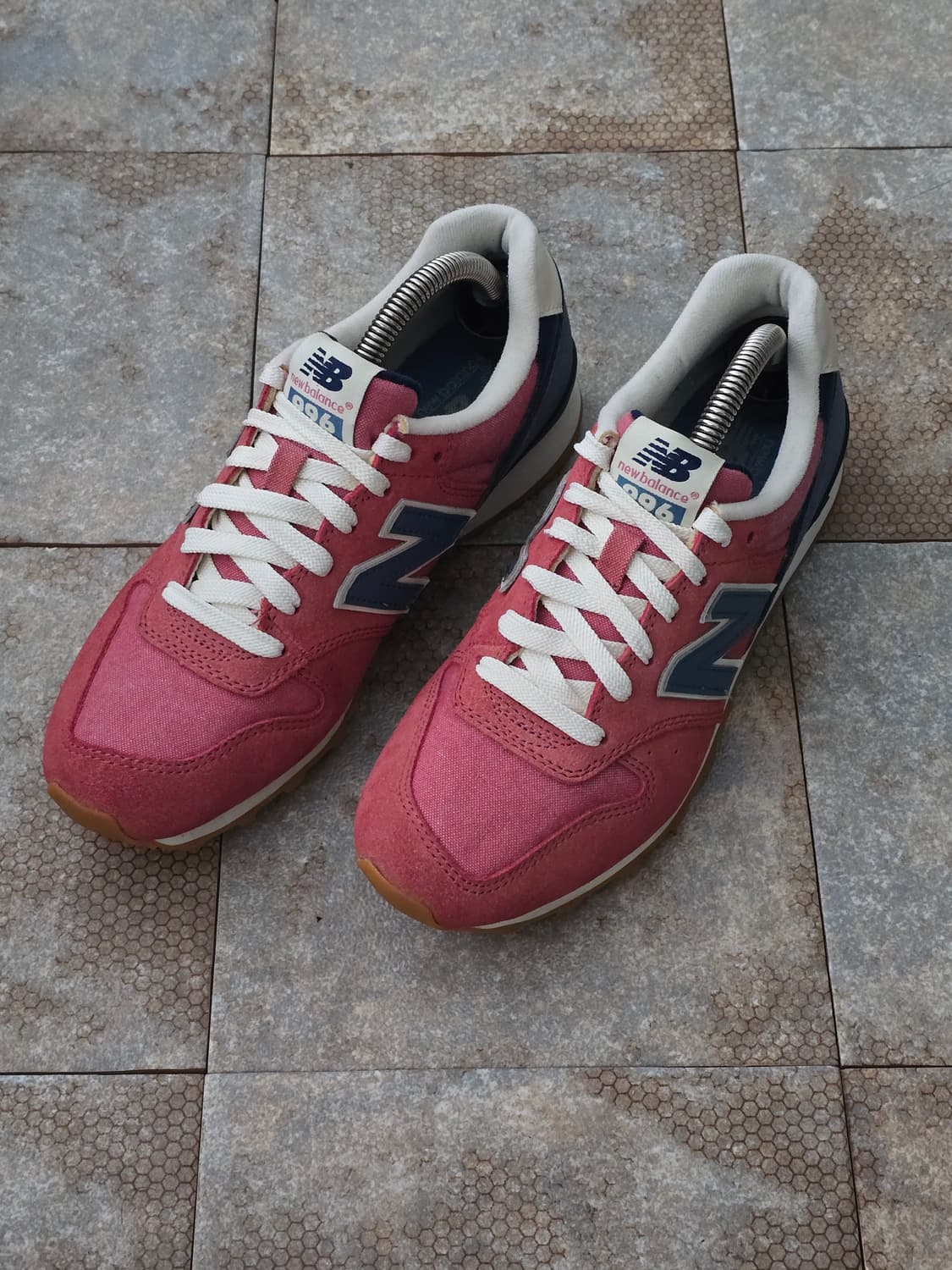 (240)뉴발란스 996 핑크 네이비  상품이미지1
