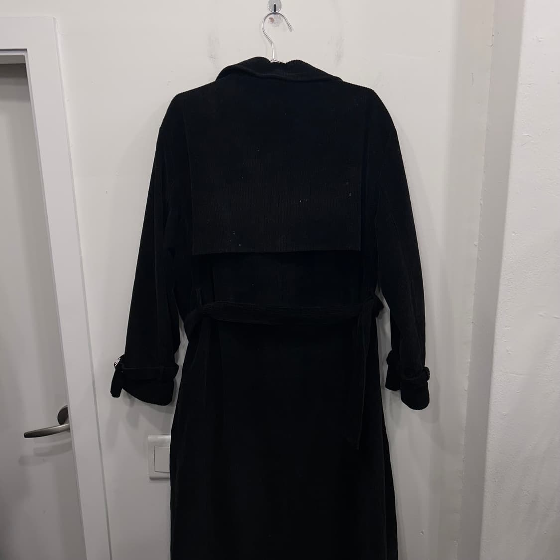 리우 옴므 코듀로이 논버튼 오버핏 로브 롱코트 상품이미지5