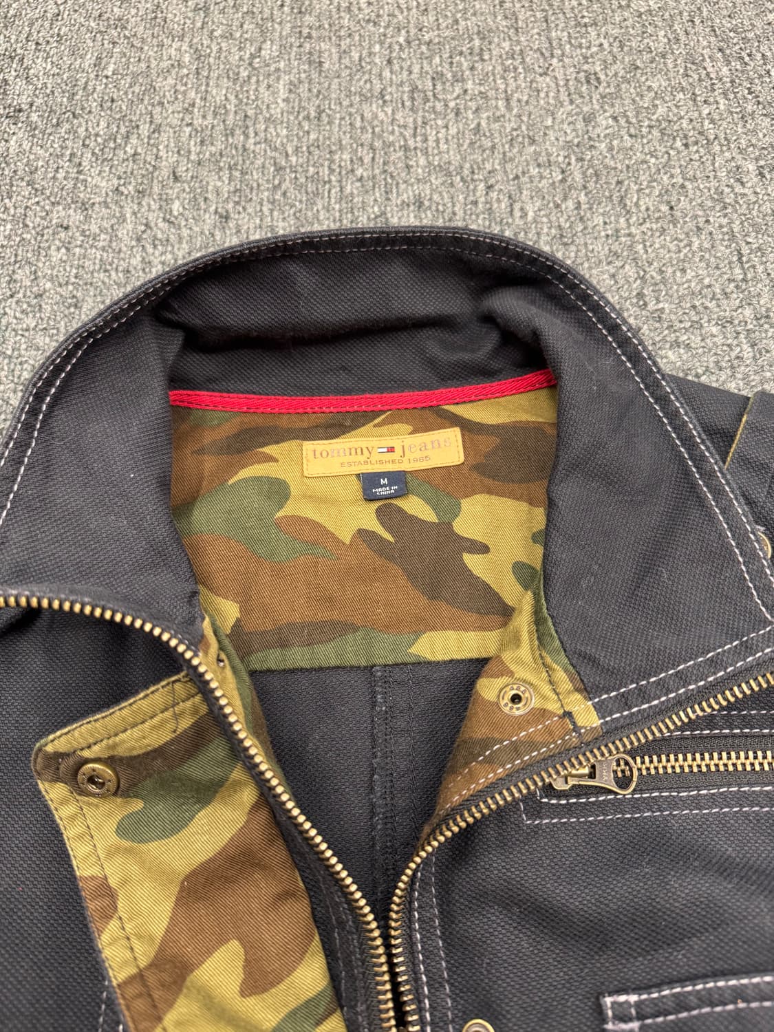 M)타미힐피거 빈티지 여성 멀티 포켓 크롭 필드자켓 상품이미지5