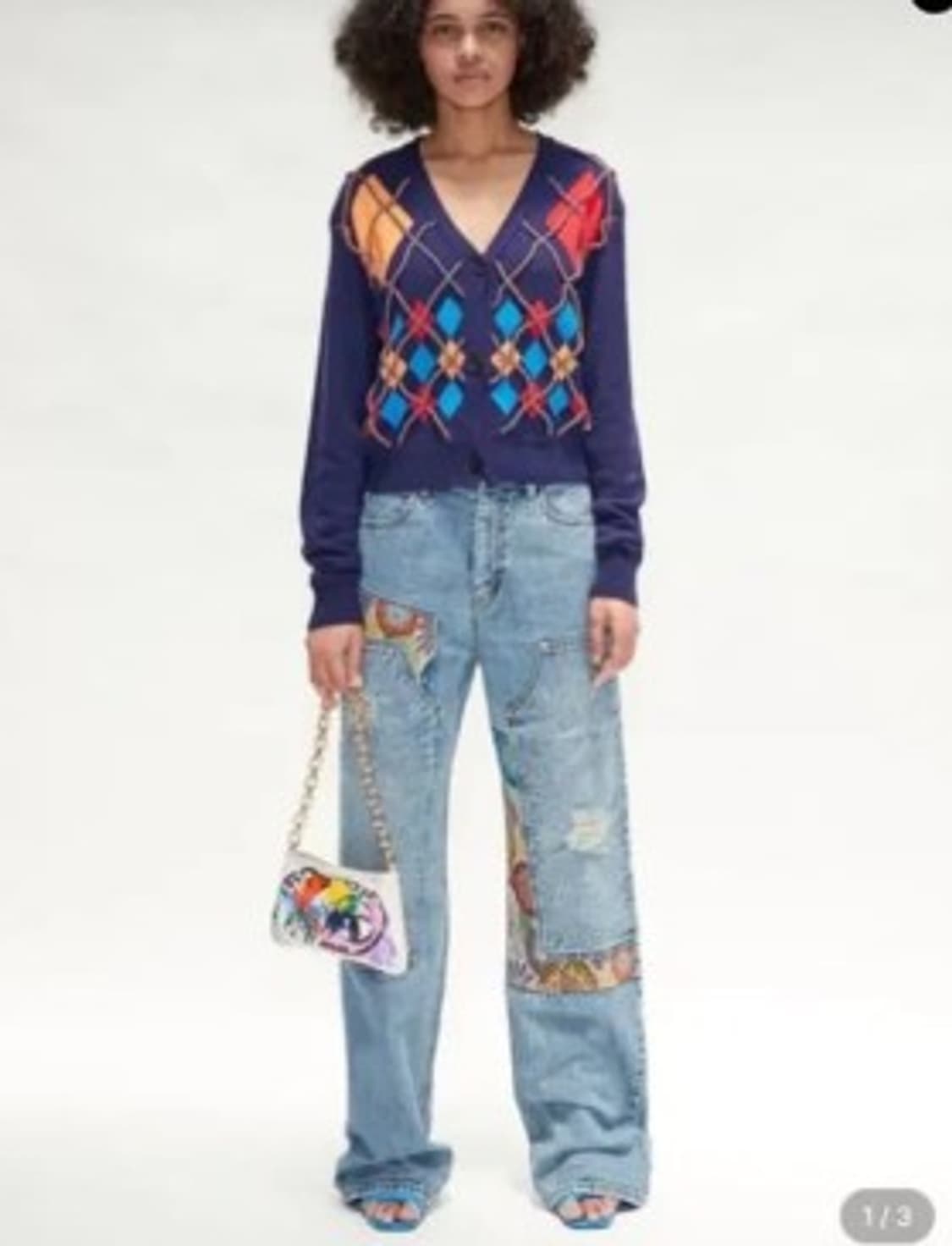 앤더슨벨 22ss 우먼스 플로러 카펜터 데님 팬츠 PN6587 상품이미지2