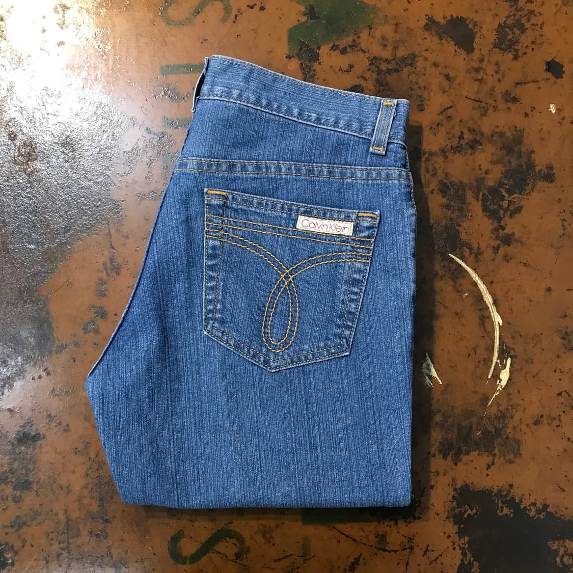 캘빈클라인 중청 부츠컷 데님 팬츠 허리 29 사이즈  상품이미지1