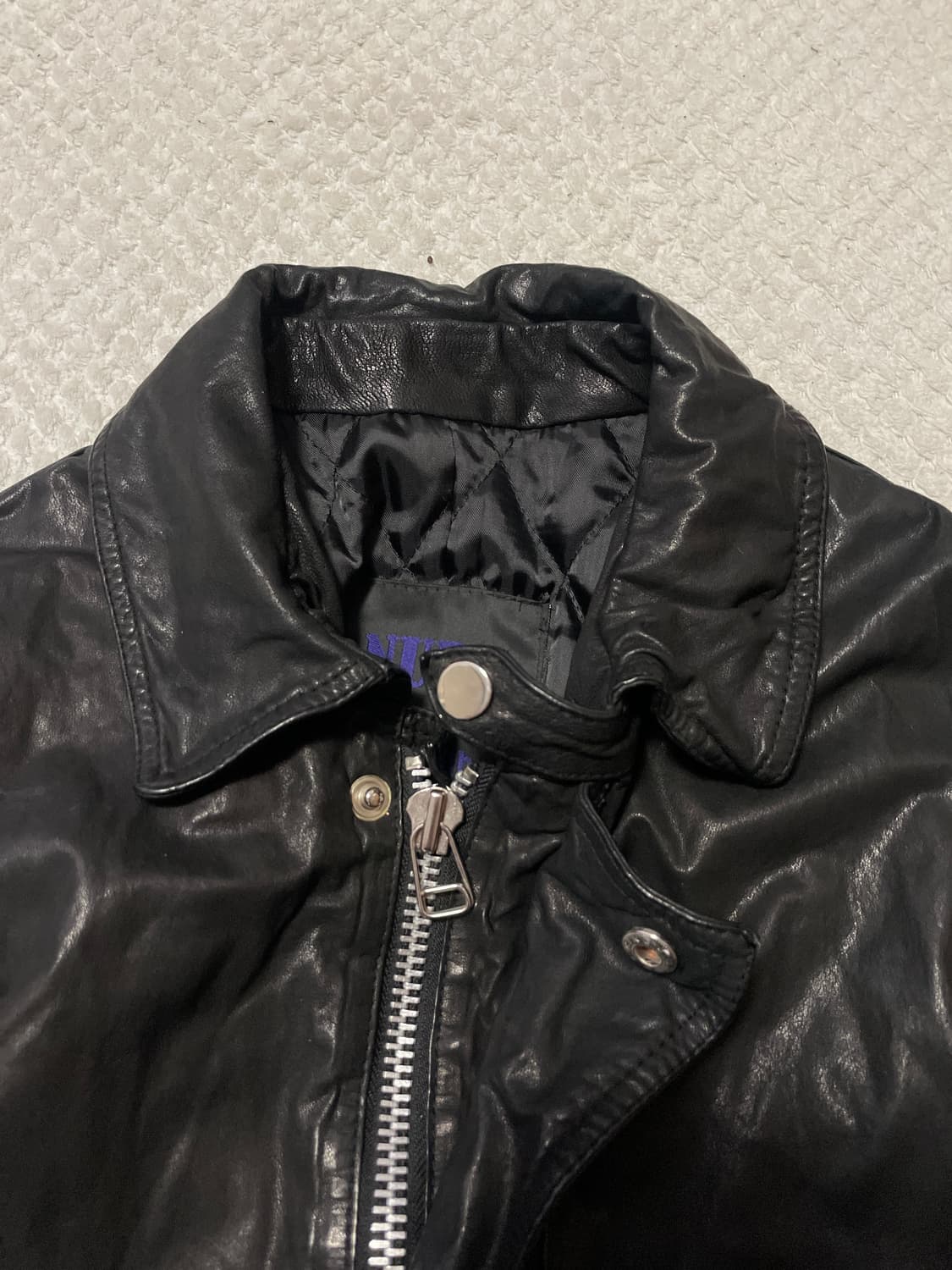 [50] 웨스턴 무드 램스킨 양가죽 레더 자켓 상품이미지5