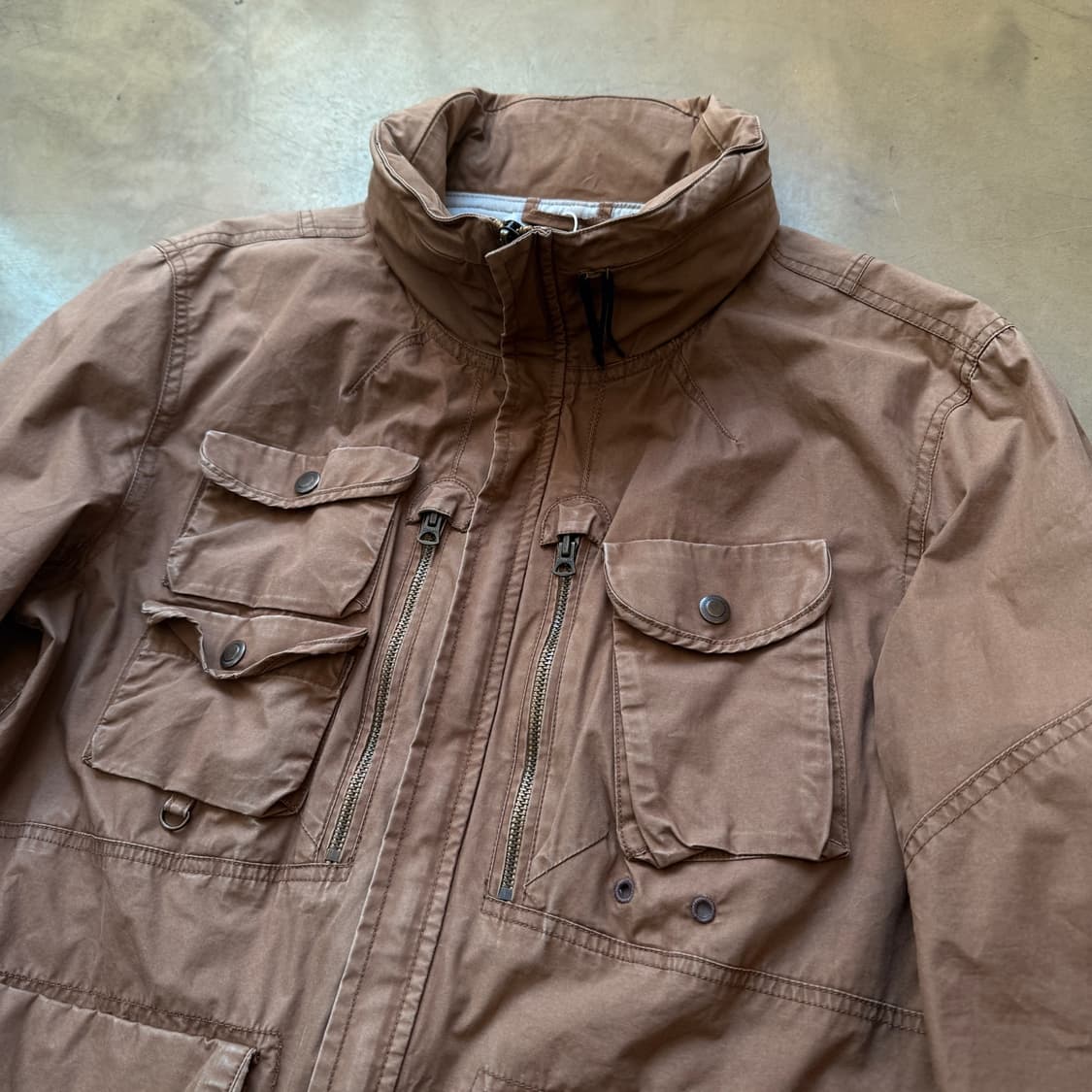 아르마니 익스체인지 멀티포켓 히든후드 리플렉티브 자켓 M ~ L 상품이미지3