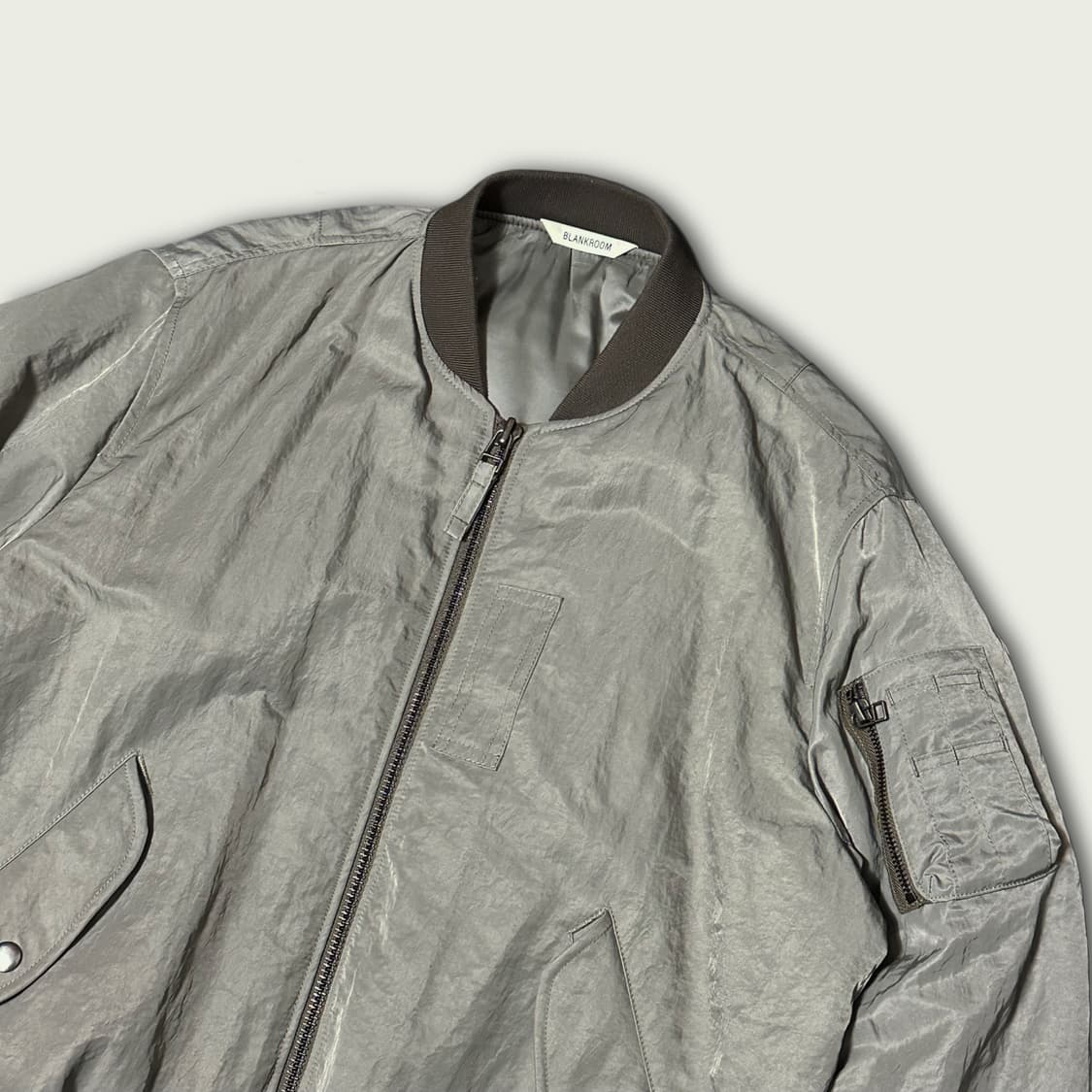 블랭크룸 나일론 ma-1 올리브 상품이미지3