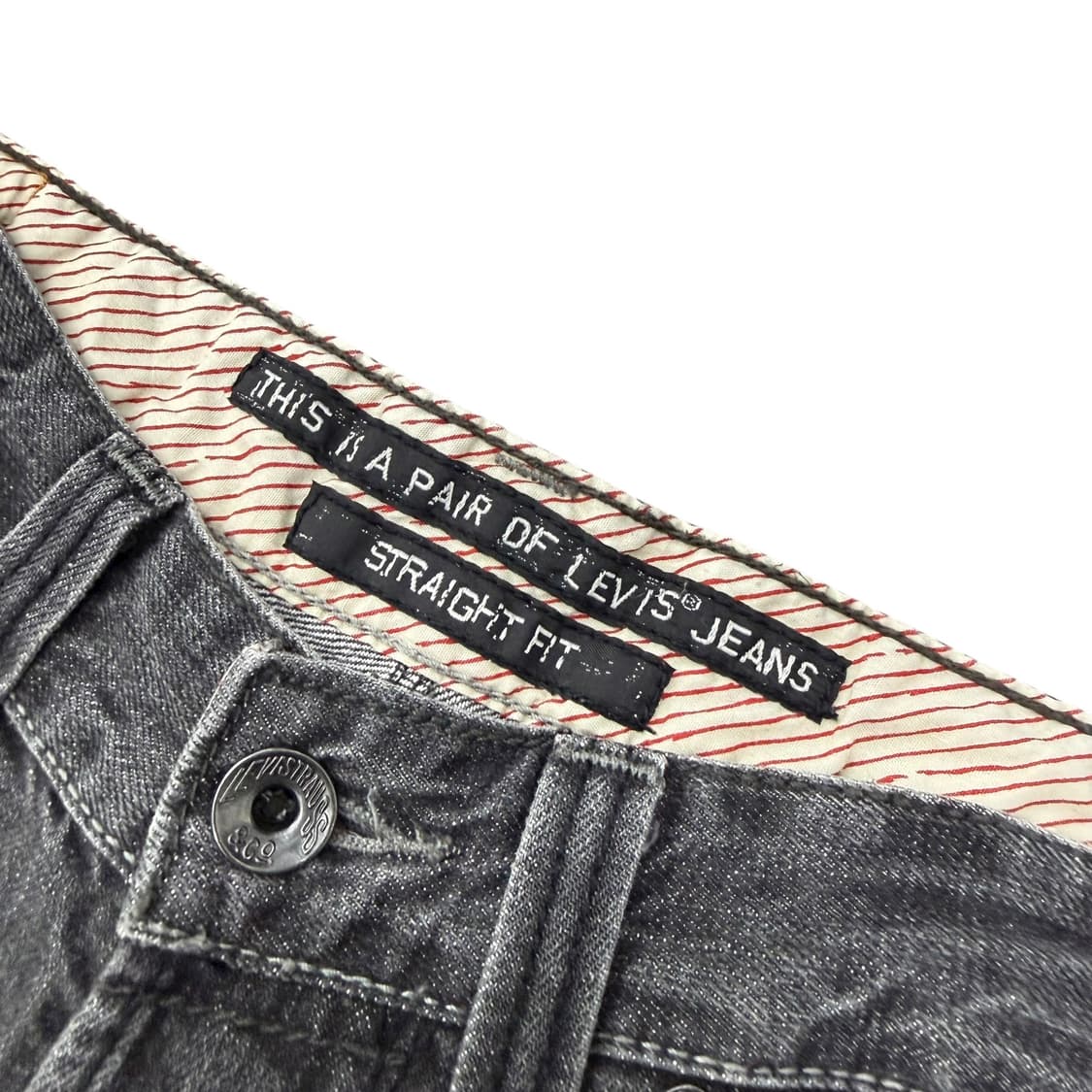00‘s 리바이스 블랙 워싱 데님팬츠 상품이미지9