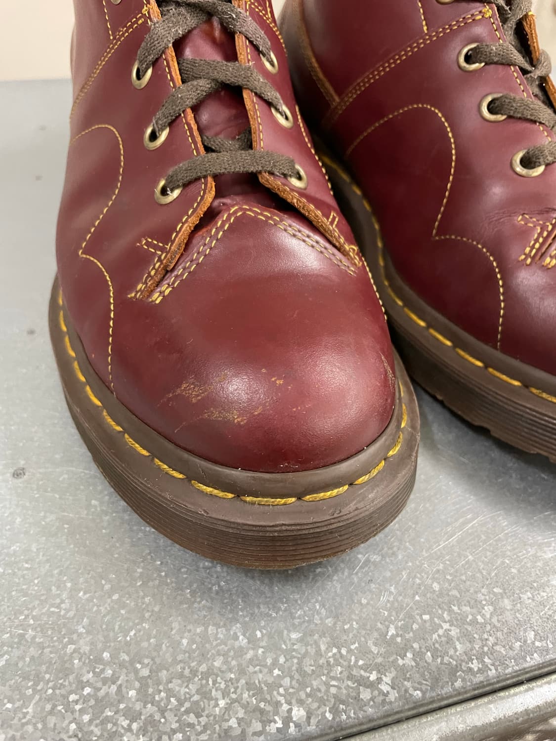 닥터마틴 처치 몽키 체리 레드 스무스  uk7 상품이미지7