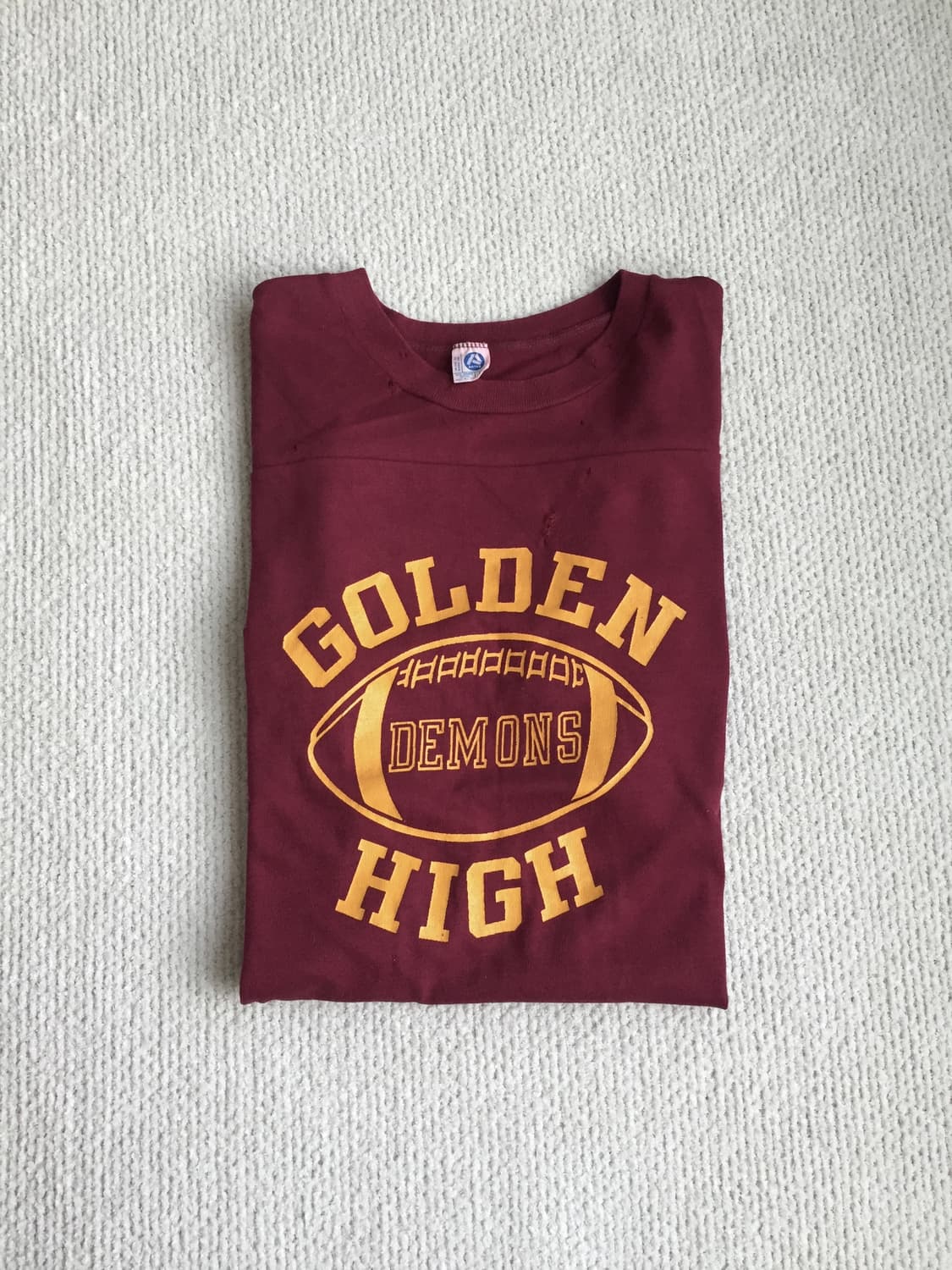 70‘s artex 풋볼 티셔츠 마룬 상품이미지7