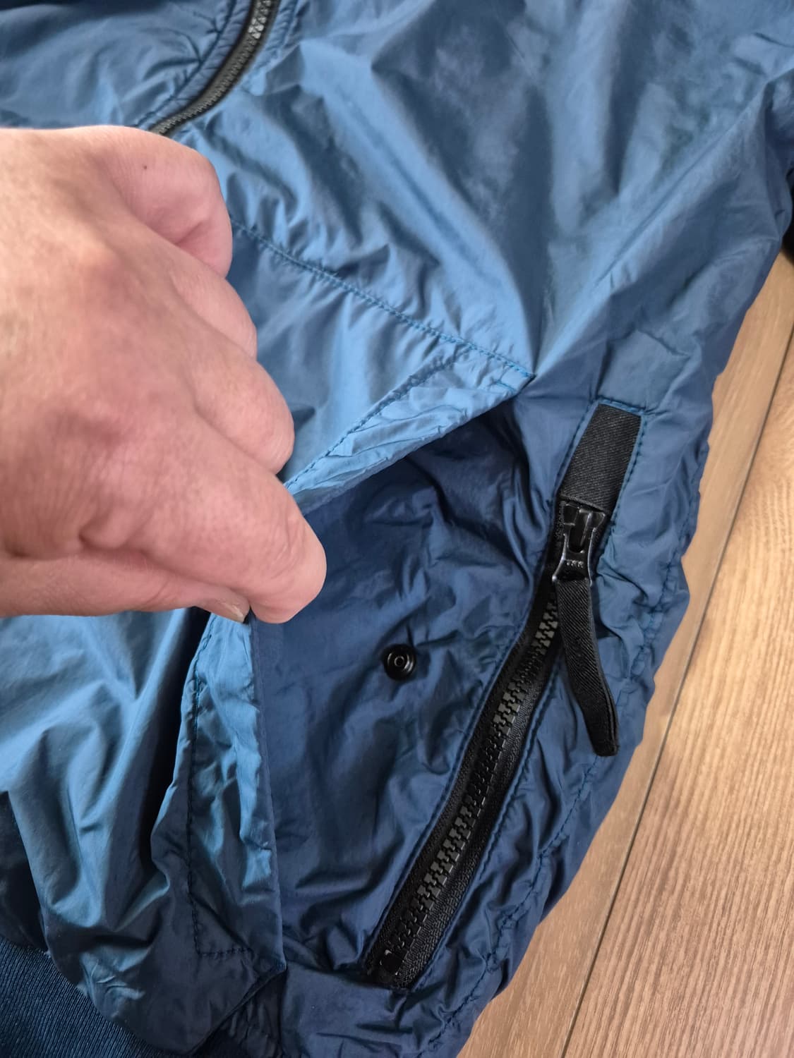 스톤아일랜드 크링클랩스 봄버 자켓 M 상품이미지6