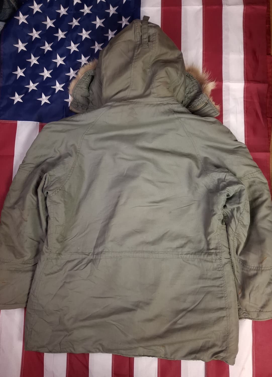 오리지날 미공군 70's  스카이라인 ERDL 모디파이드 N-3B 파카 상품이미지9