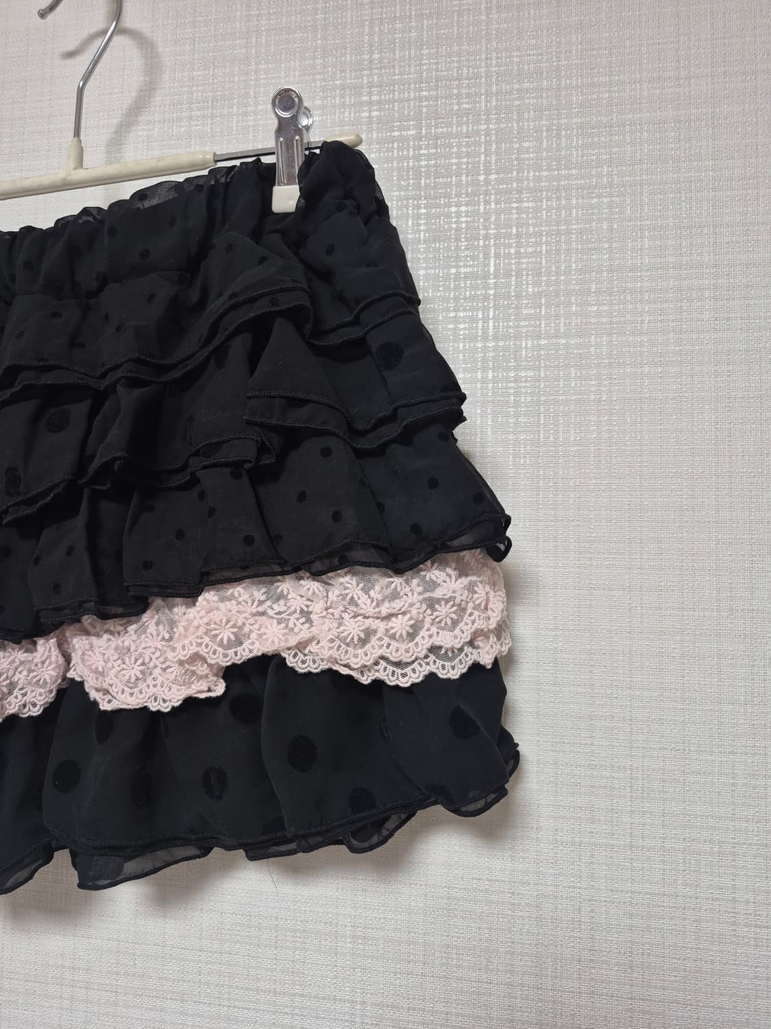 트라랄라 초고전템 히메갸루 블랙도트 후릴 스카팡 상품이미지3