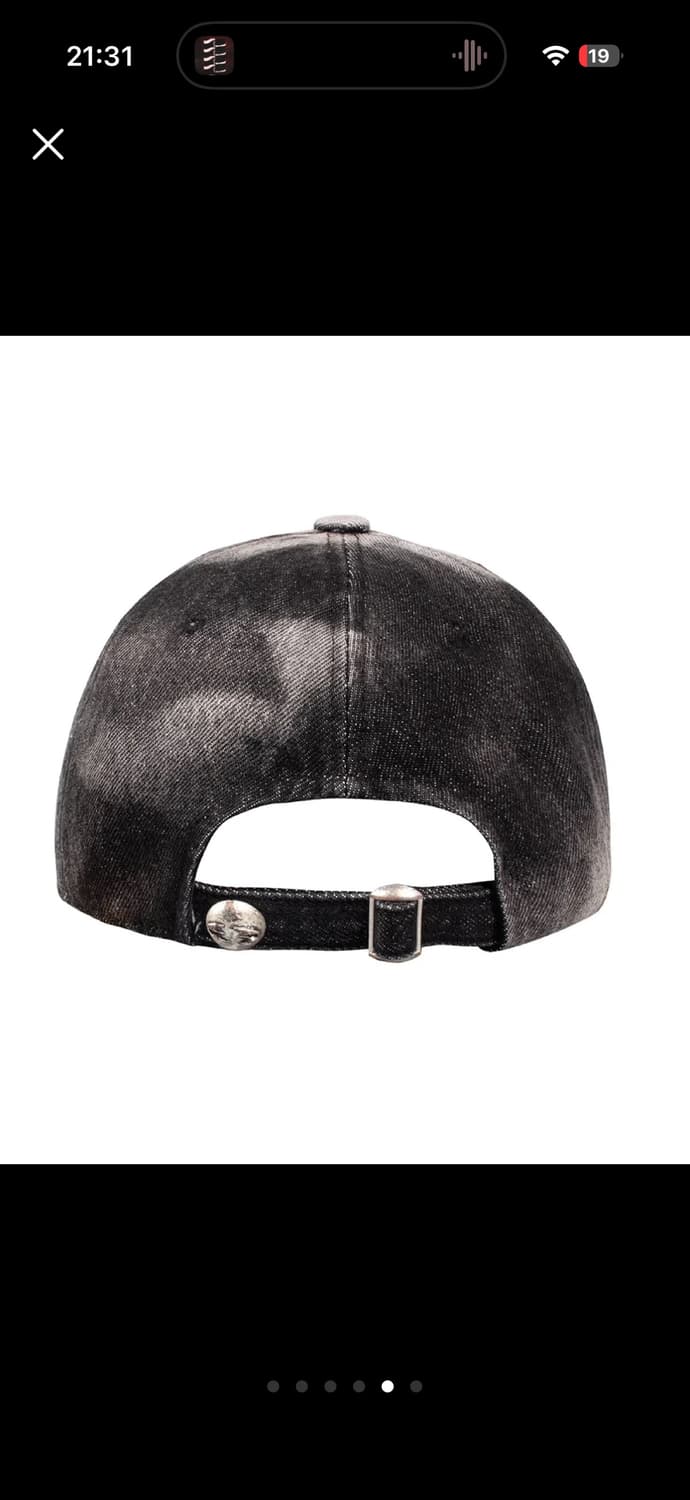 그레일즈 데님 볼캡 로고 모자 블랙 검정 상품이미지5