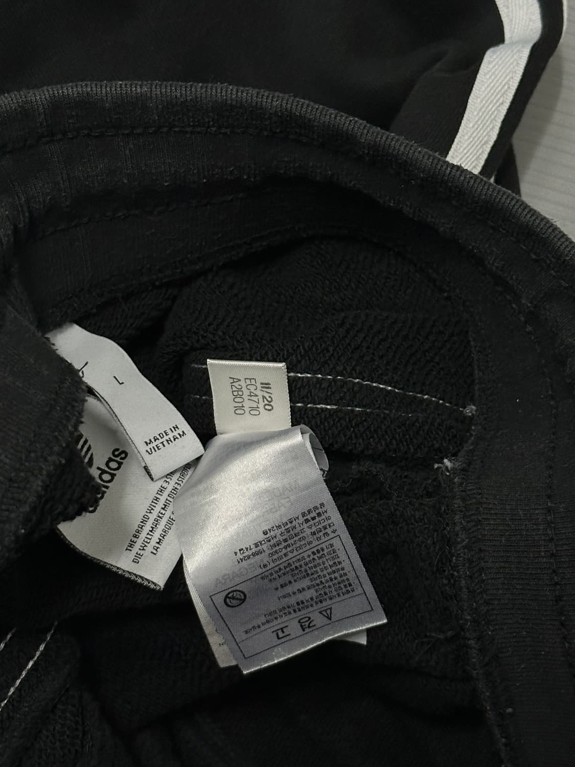 아디다스 트레이닝 트랙 팬츠 블랙 L  상품이미지6