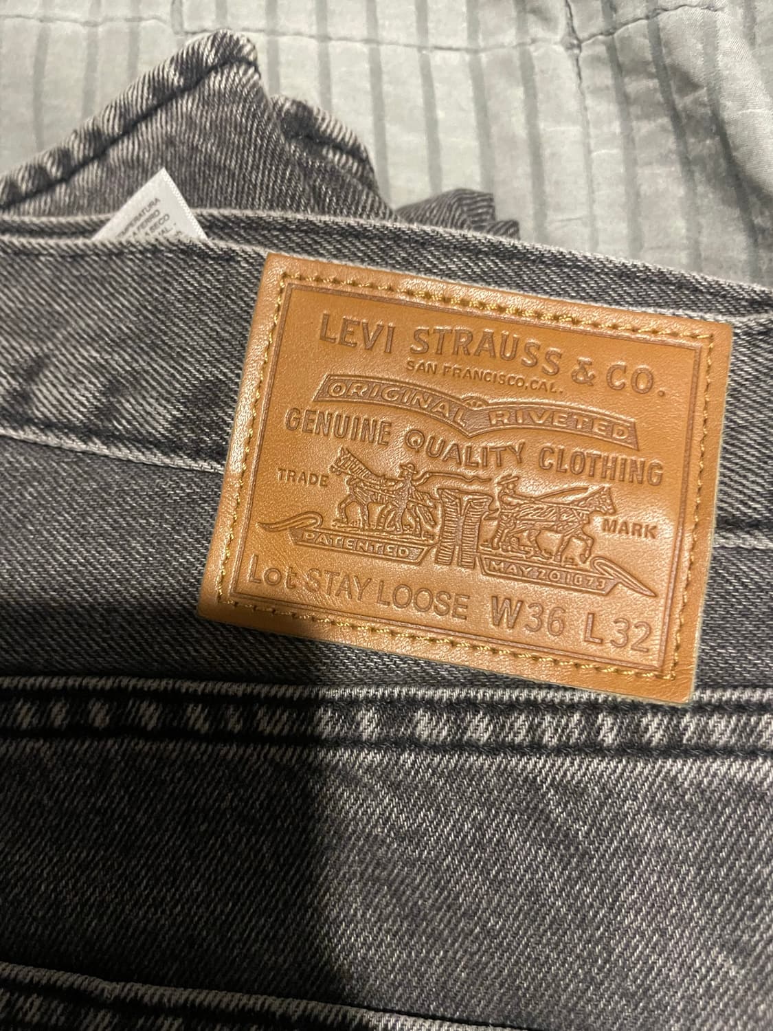 리바이스 568 스테이 루즈핏진 36x32 상품이미지5