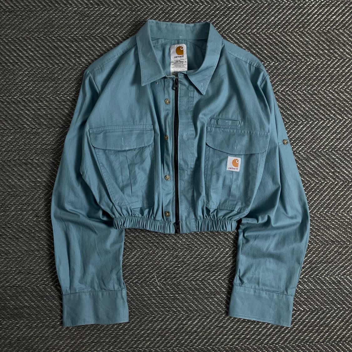 칼하트 크롭 리메이크 투웨이 셔츠 자켓o 3003 상품이미지1