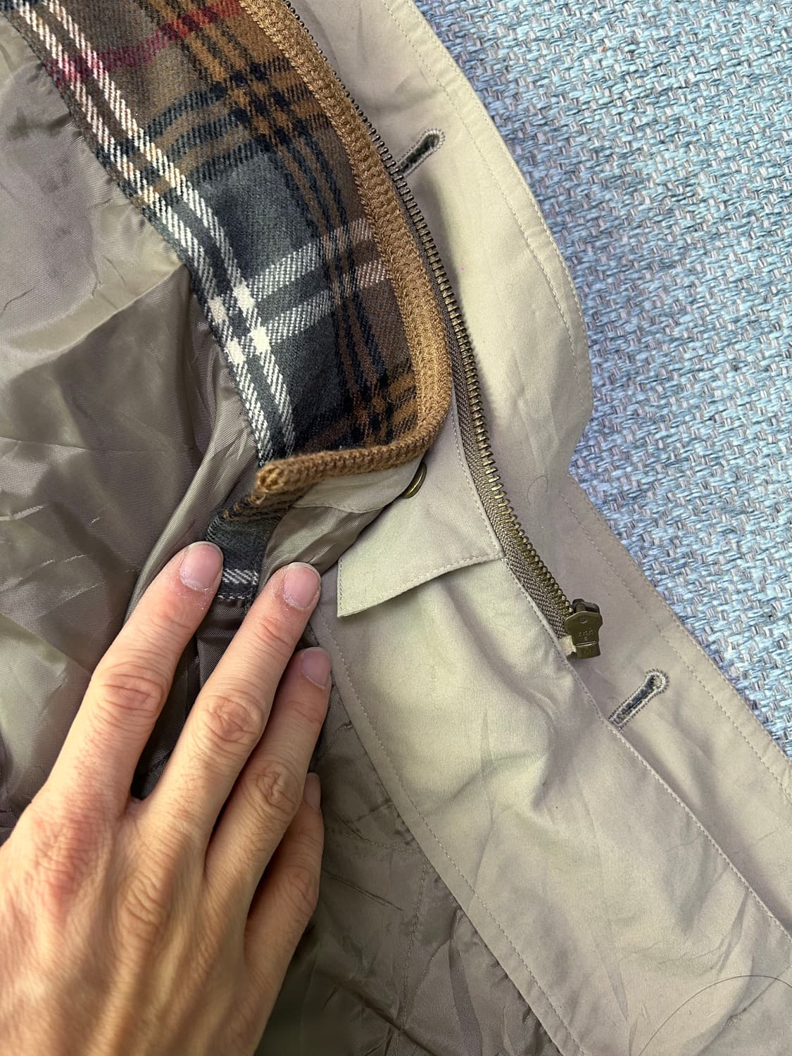 일본판 피에르가르뎅 내피 헌팅자켓 사이즈 105 상품이미지6