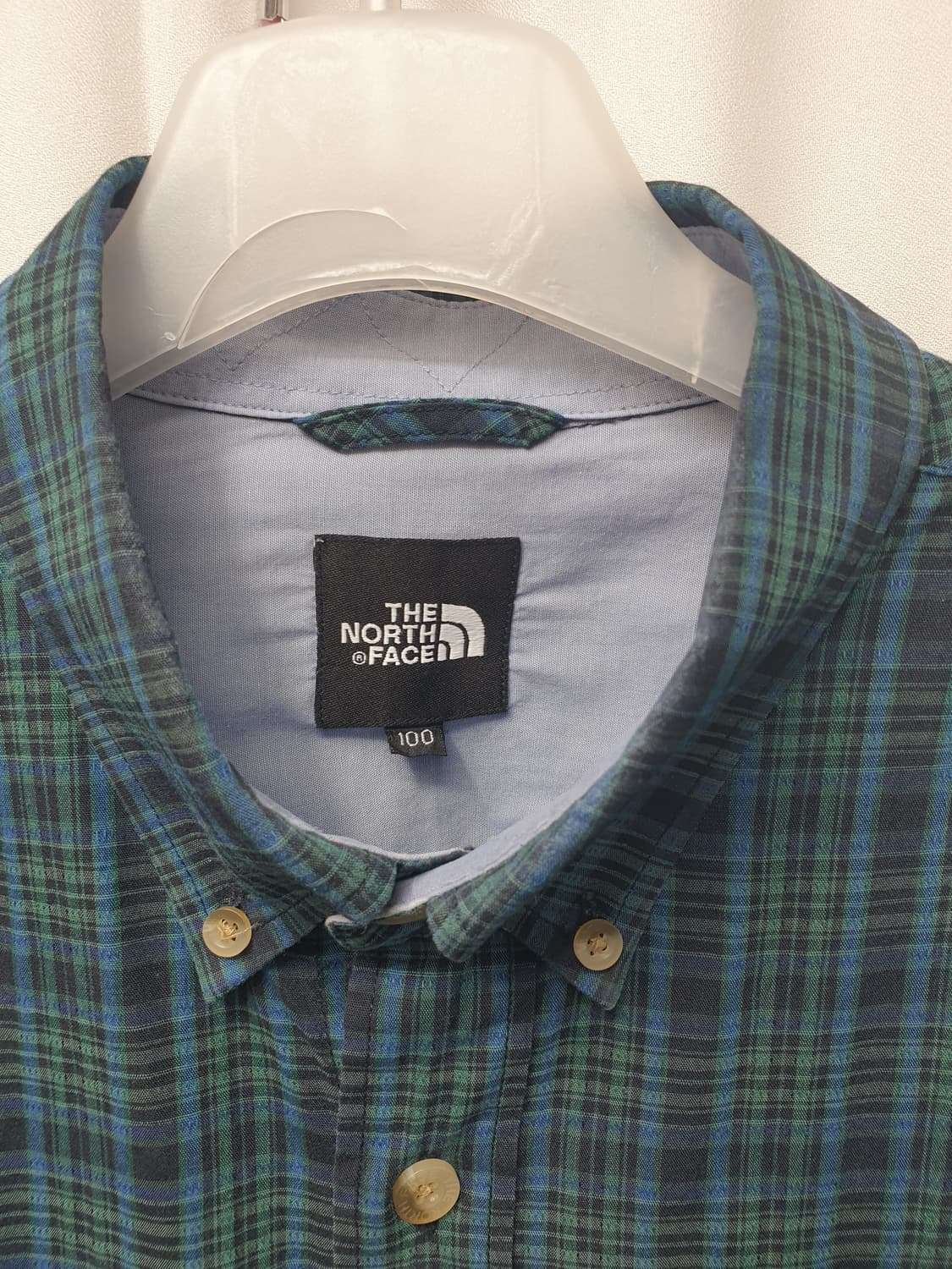 노스페이스 체크 긴팔 셔츠 L 상품이미지3