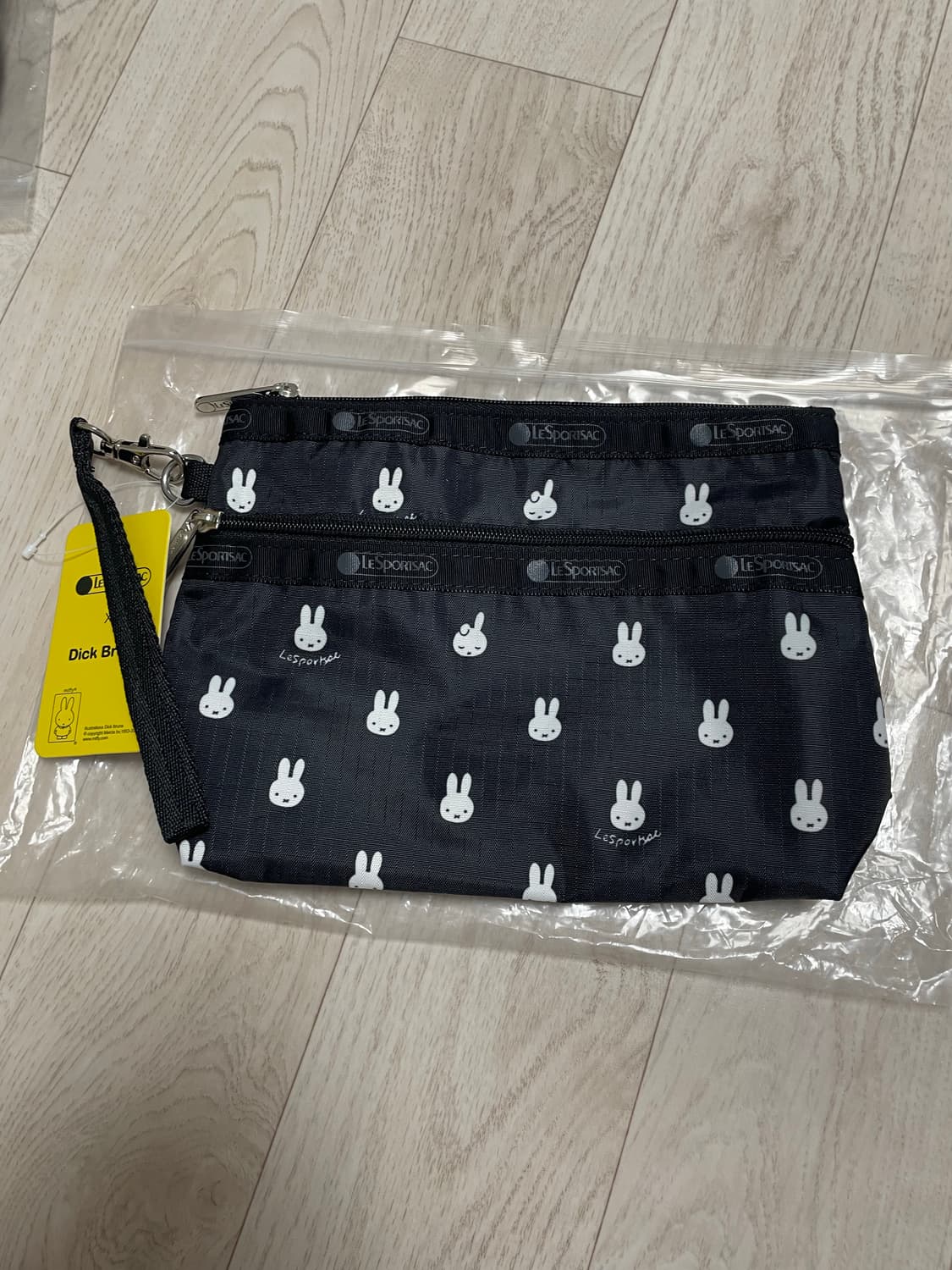 (새상품) 레스포삭x미피 코스메틱 파우치 상품이미지3