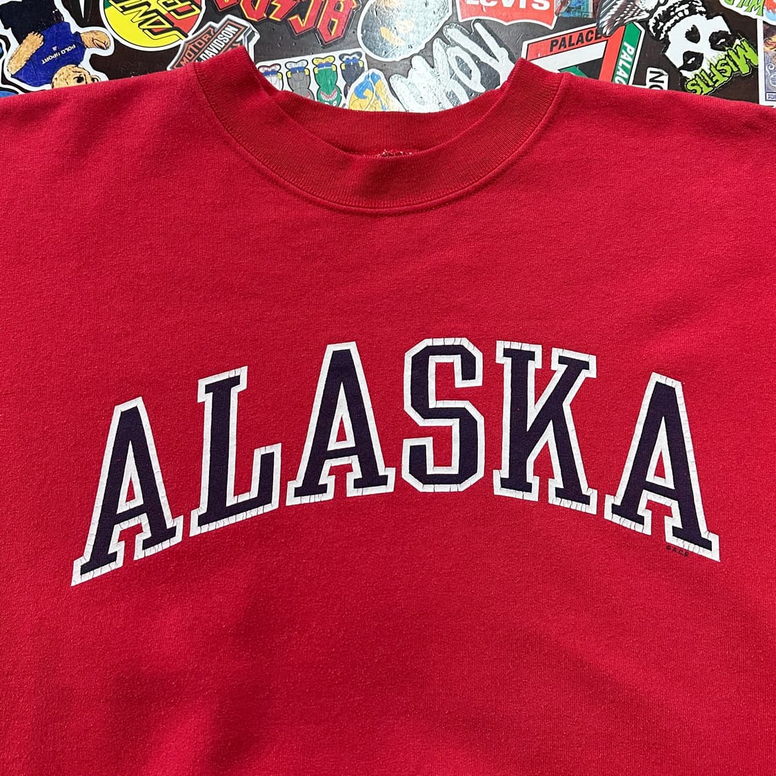 90s USA 알라스카 빈티지 스웻셔츠 L 상품이미지3