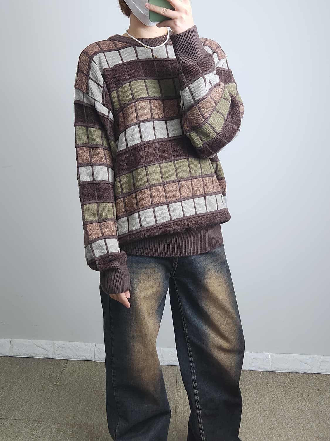 사각 오버 니트 상품이미지5