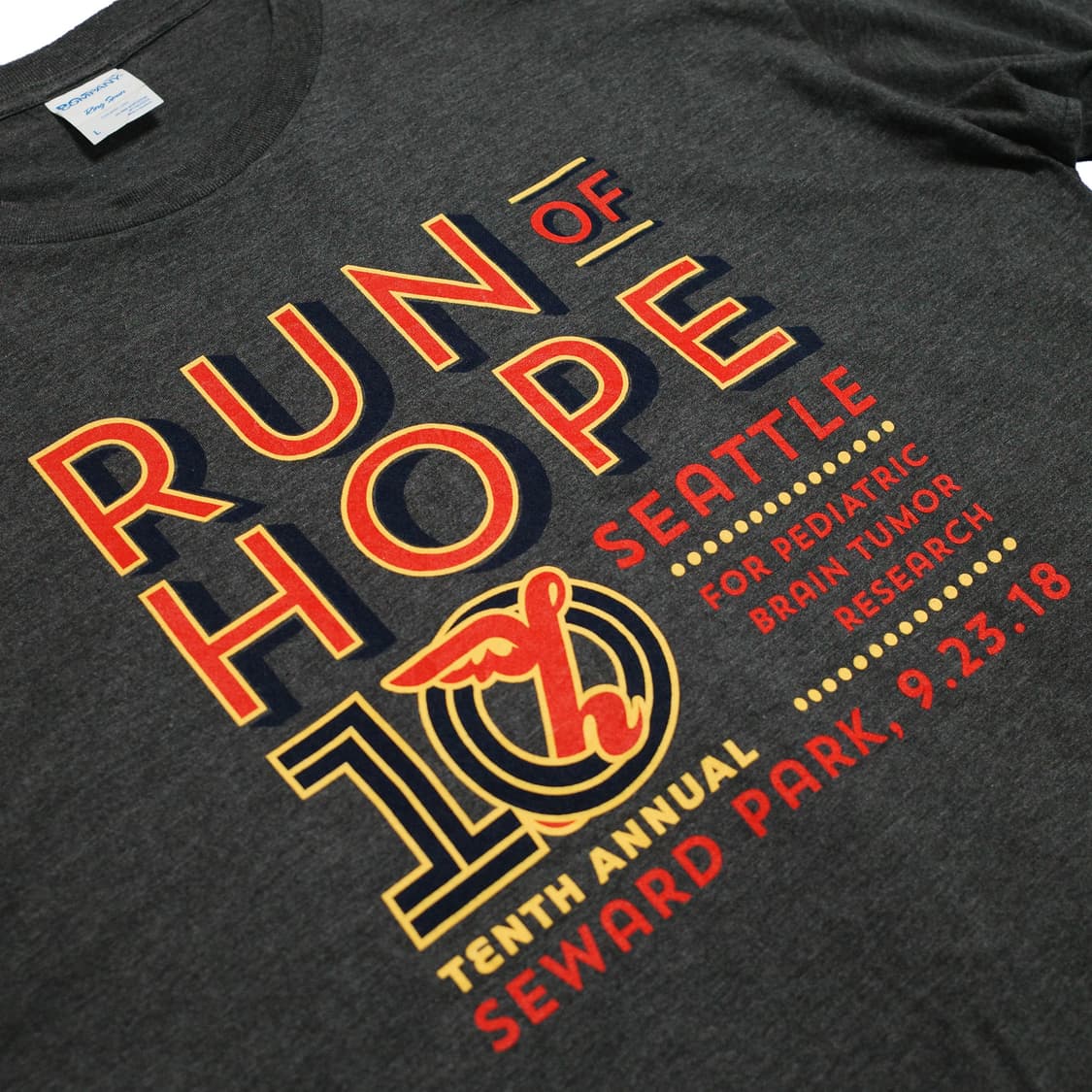 시애틀 RUN OF HOPE 10주년 기념 티셔츠 상품이미지3