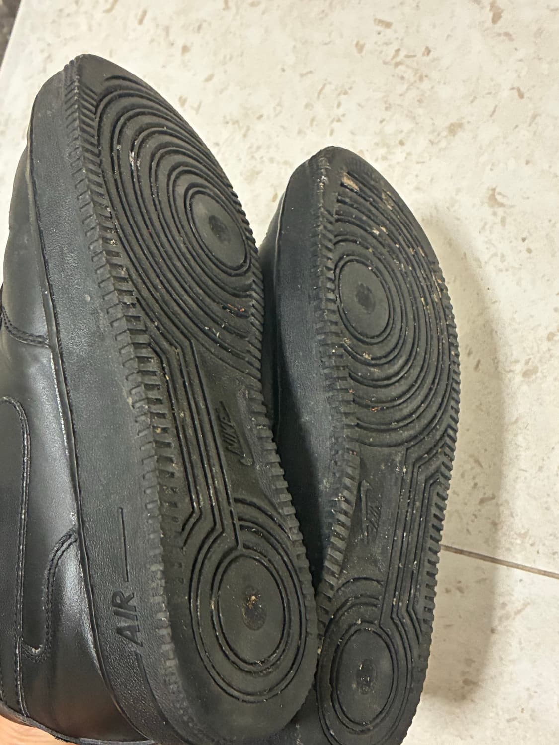 나이키 에어포스 하이 올블랙 250 상품이미지4