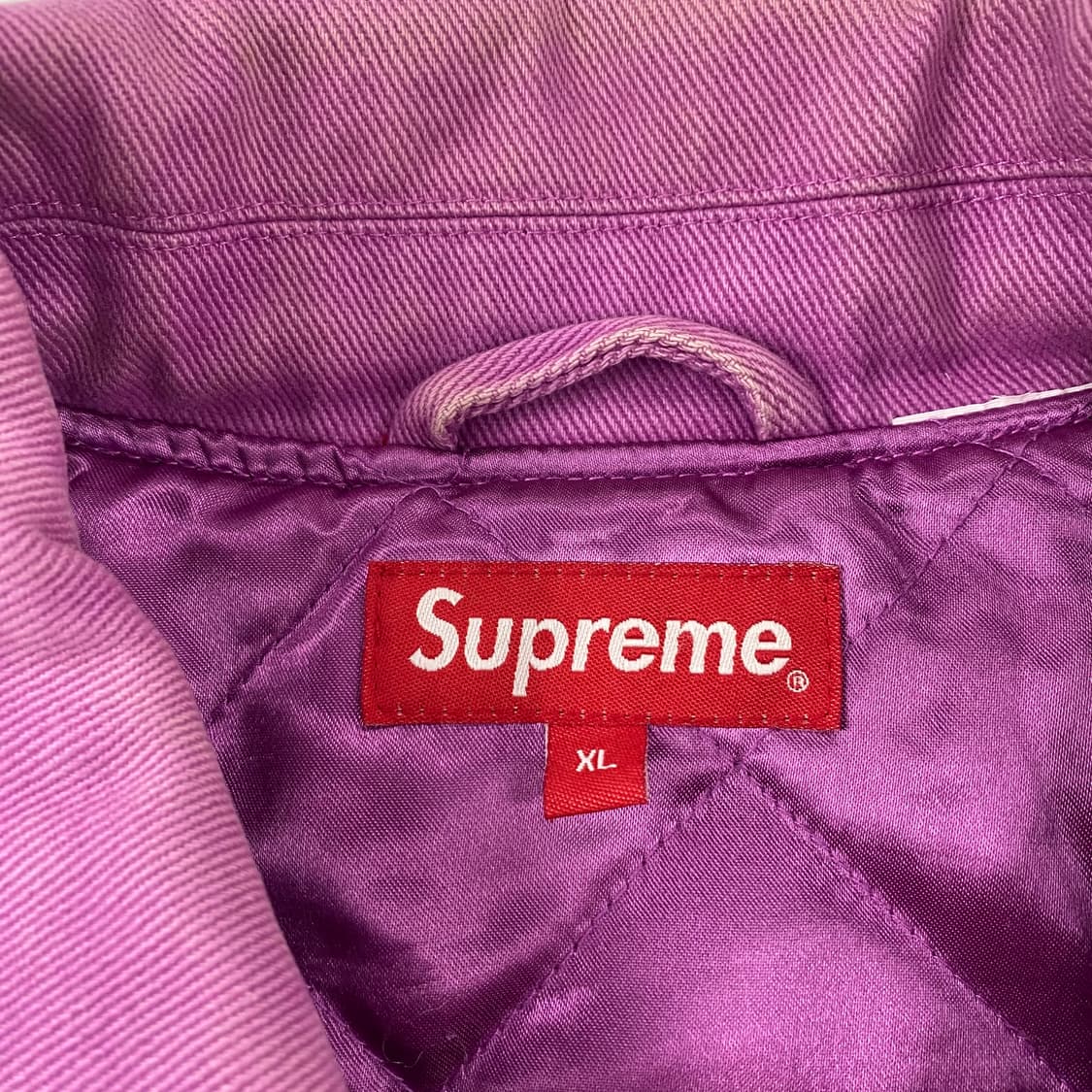 슈프림 X 스키틀즈 X 미첼앤네스 퍼플 바시티 자켓 (105) 상품이미지10