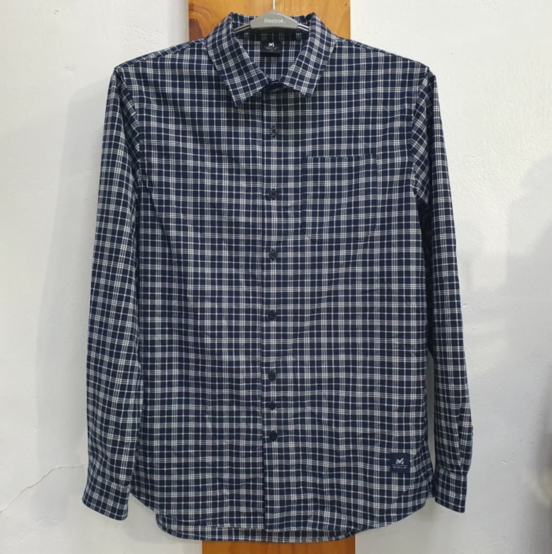 밀레 긴팔체크 골프셔츠(100) 상품이미지1