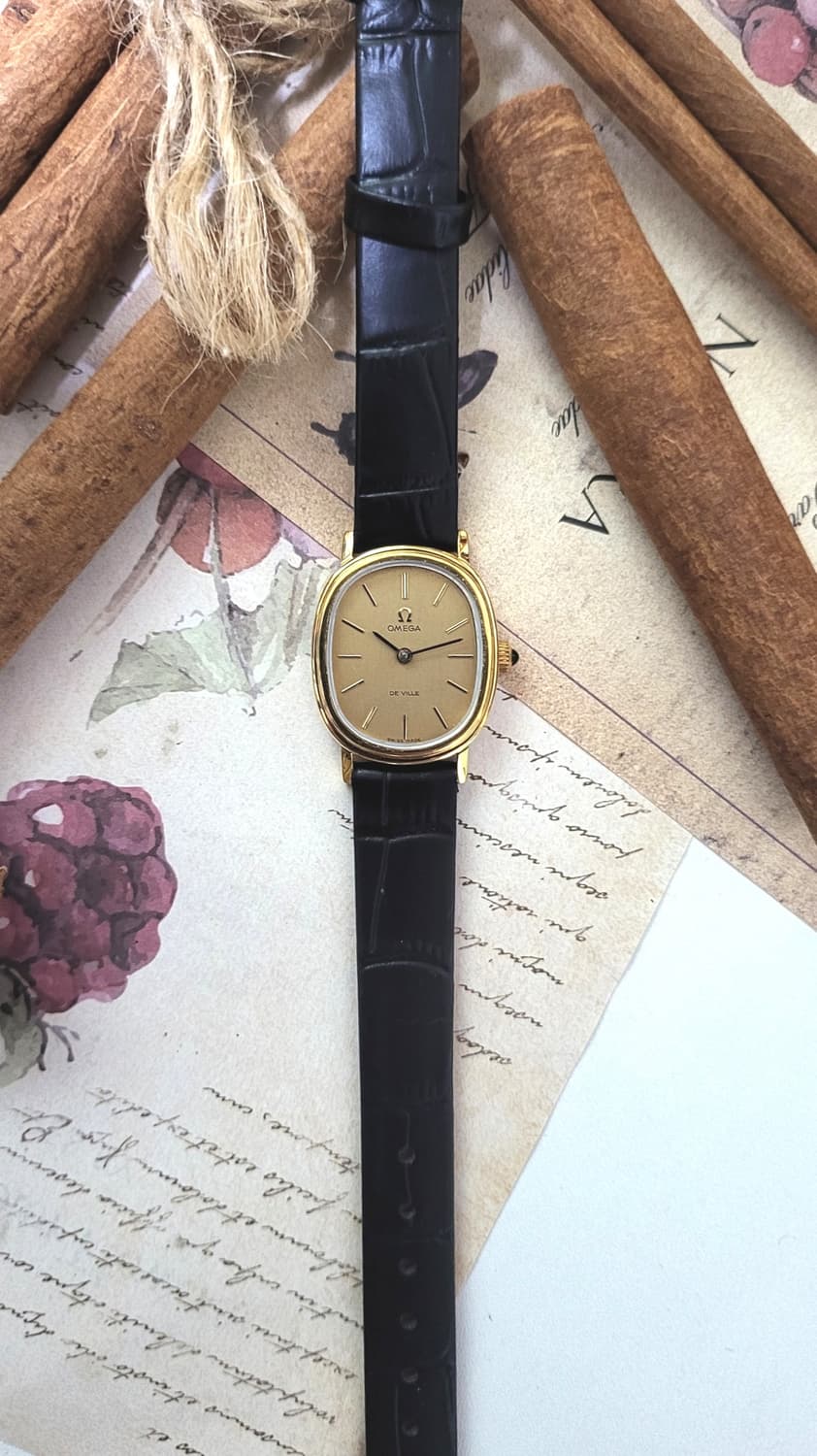정품 오메가 드빌 엘립스 수동 시계 (이청아 오메가 드빌 시계) 상품이미지5