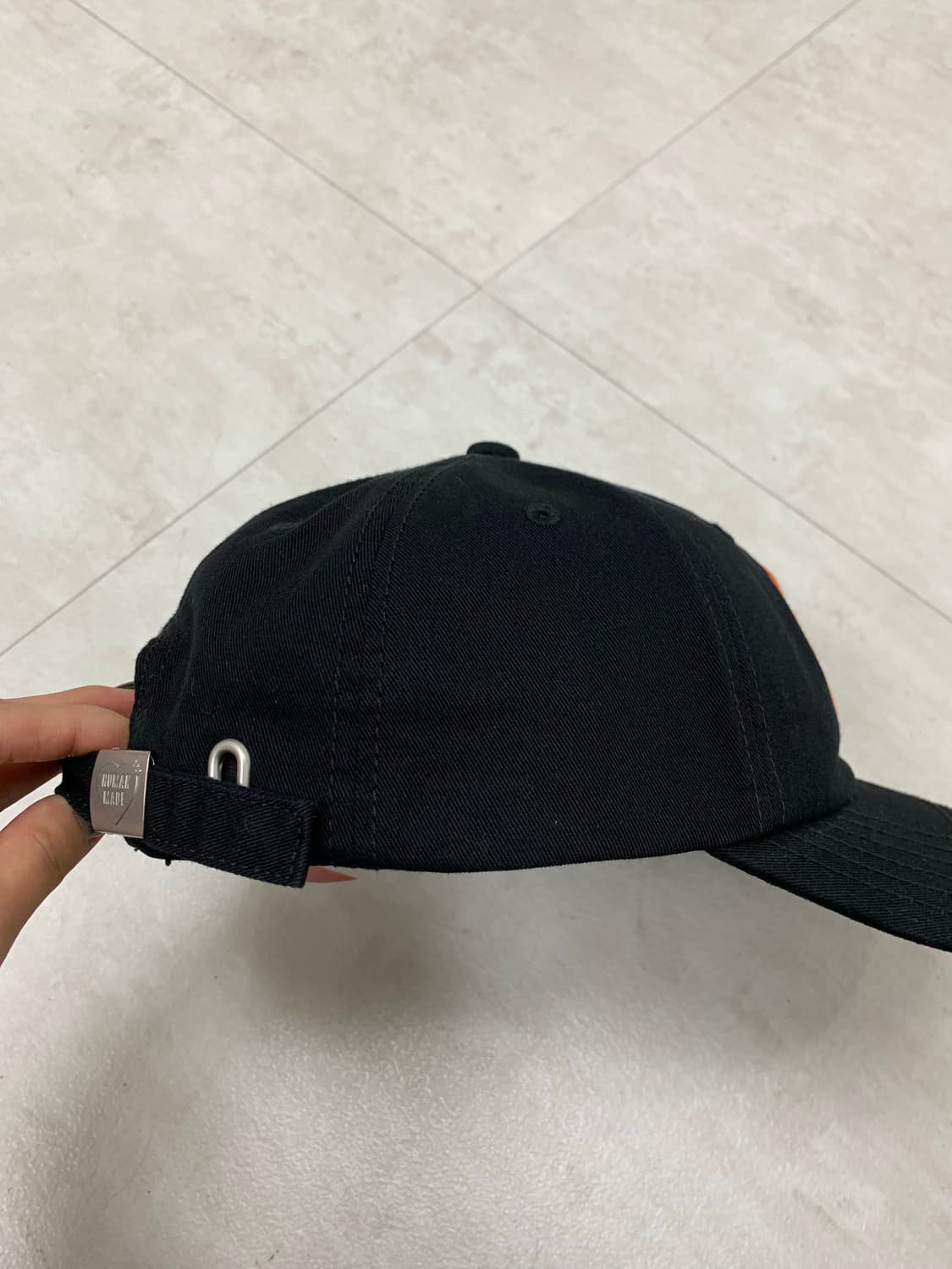 휴먼메이드 패치 디테일 블랙 볼캡 #298 상품이미지6