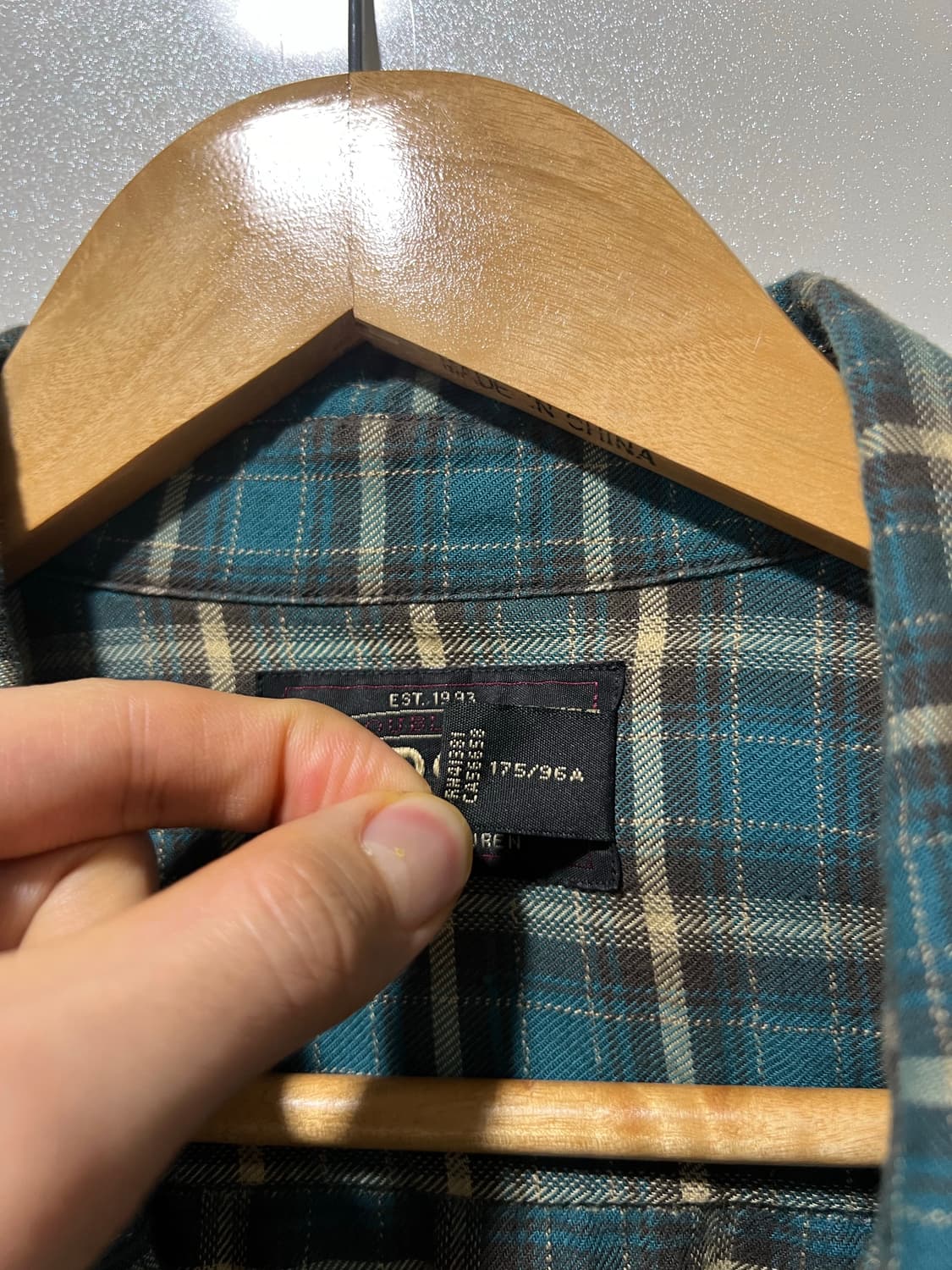 RRL 플래드 트윌 워크셔츠 상품이미지4