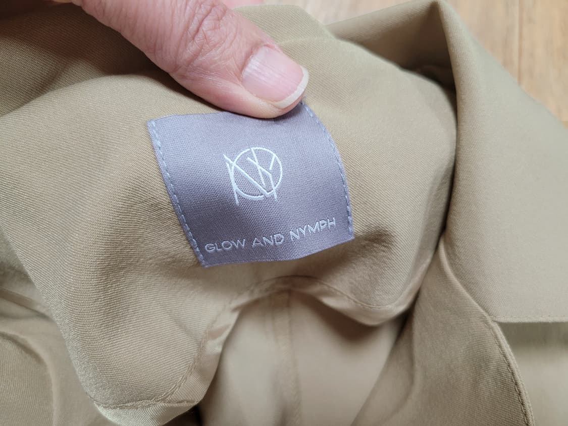 글로우앤님프(GLOW AND NYMPH) 셔츠원피스 55-66 새상품 상품이미지7