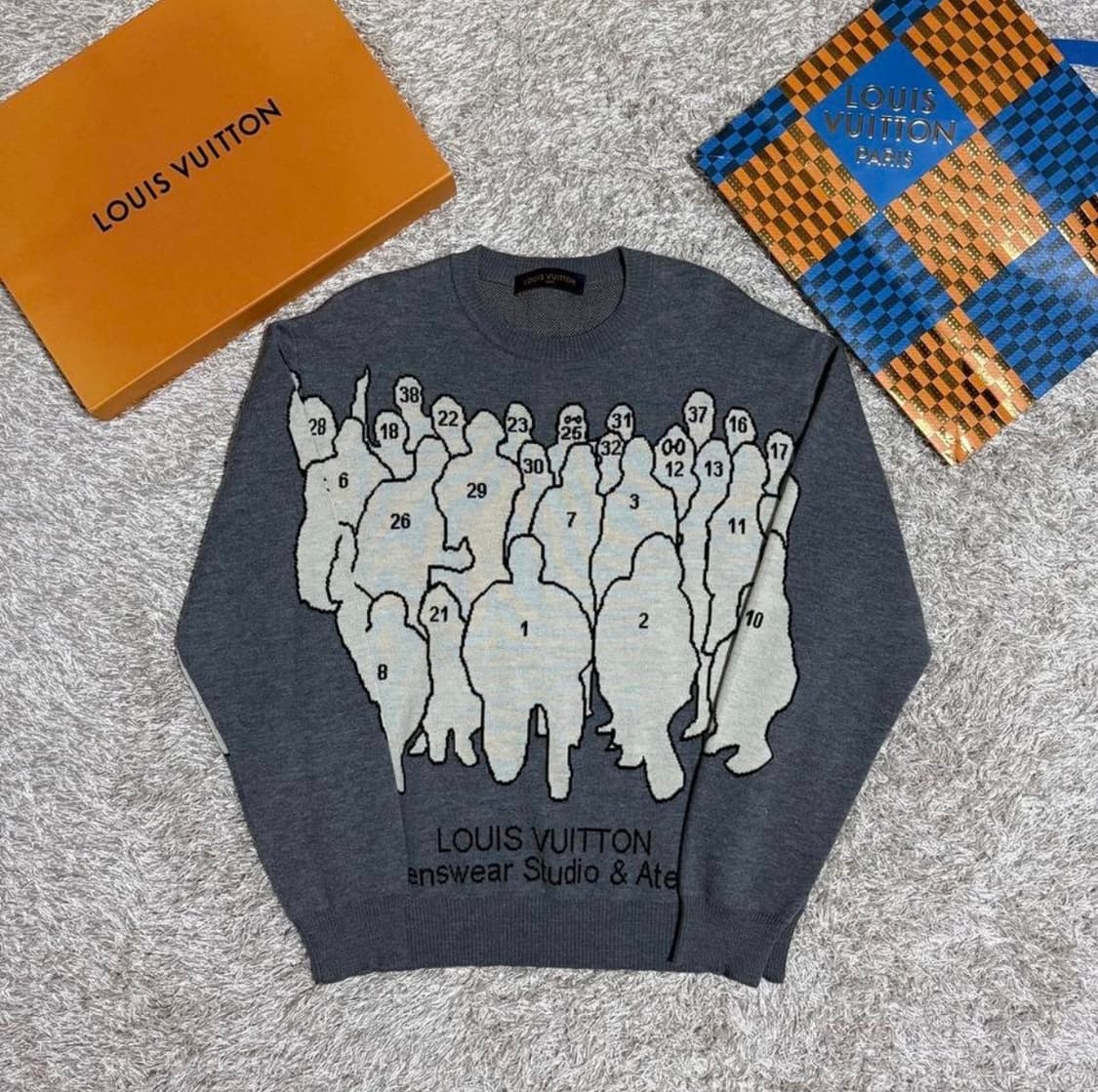 루이비통 버질아블로 스튜디오 자카드 니트 상품이미지2