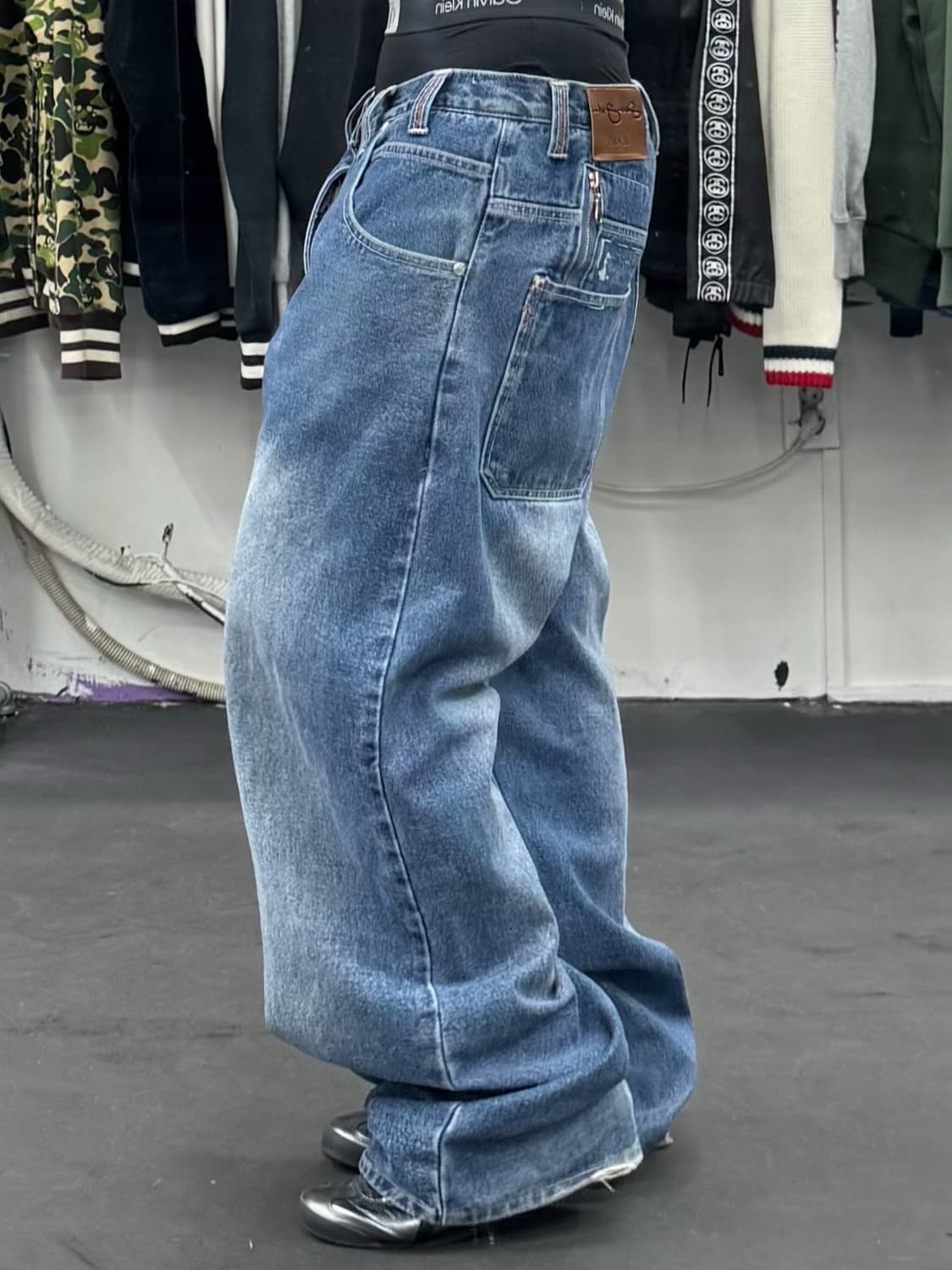 션 존 싱글포켓 올드스쿨 데님팬츠 상품이미지2