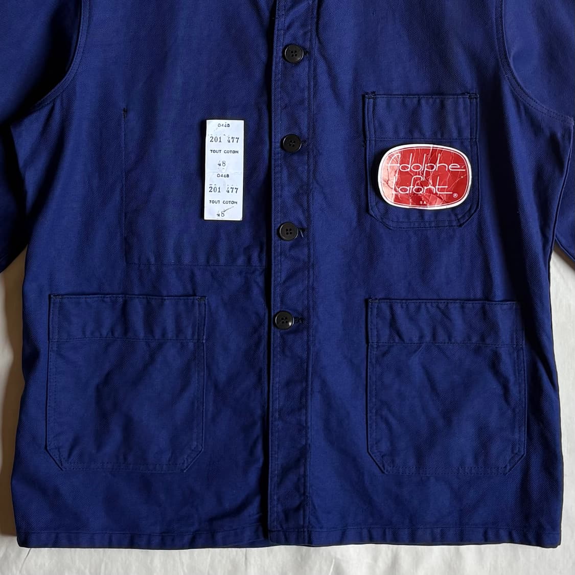[48] 데드스탁 60s Adolphe Lafont 프렌치 워크 자켓 상품이미지4